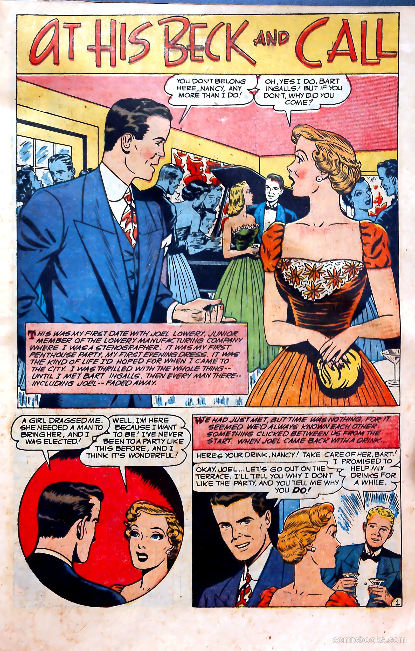 Glamorous Romances #71 (1953) — page 28 of 37