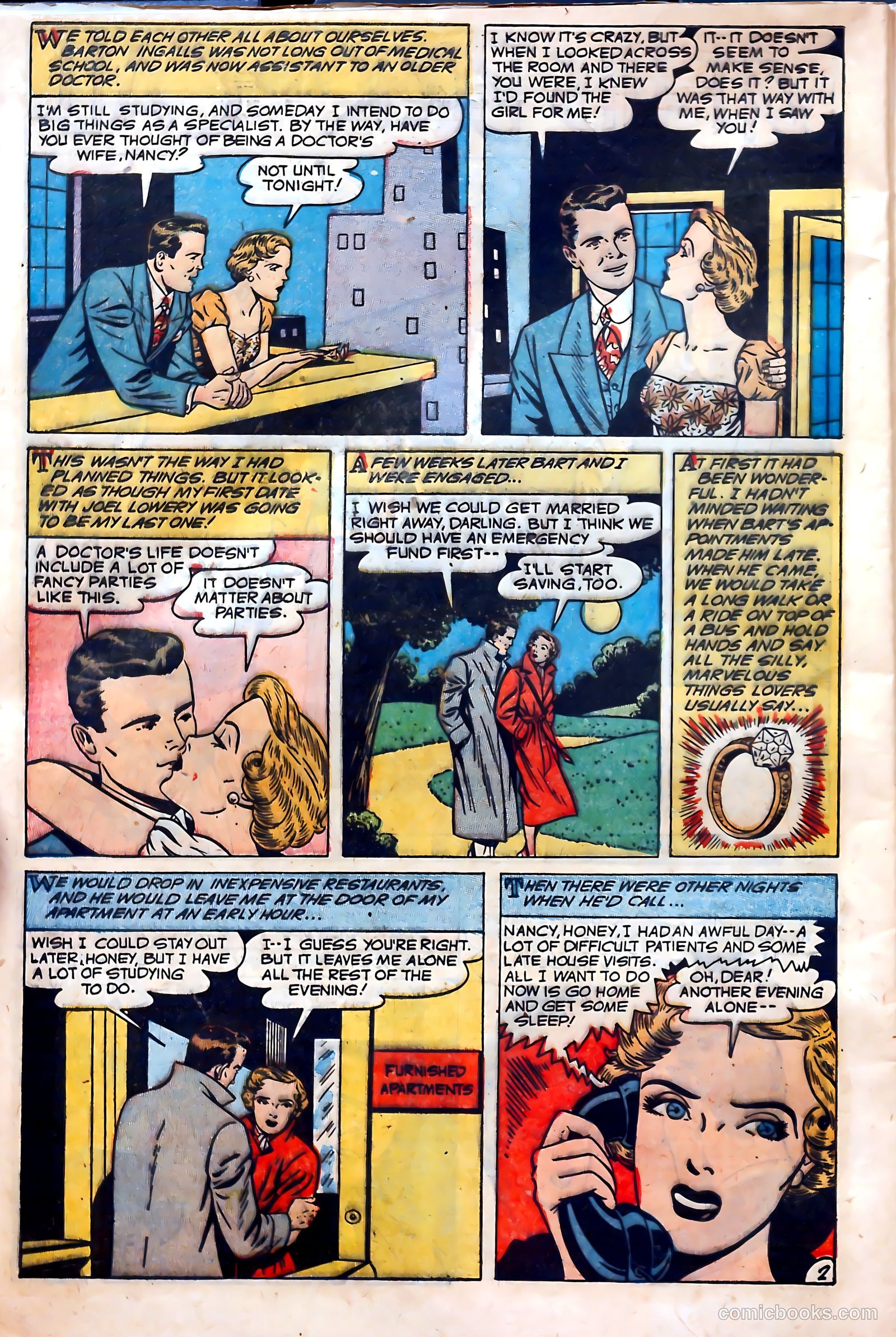 Glamorous Romances #71 (1953) — page 29 of 37
