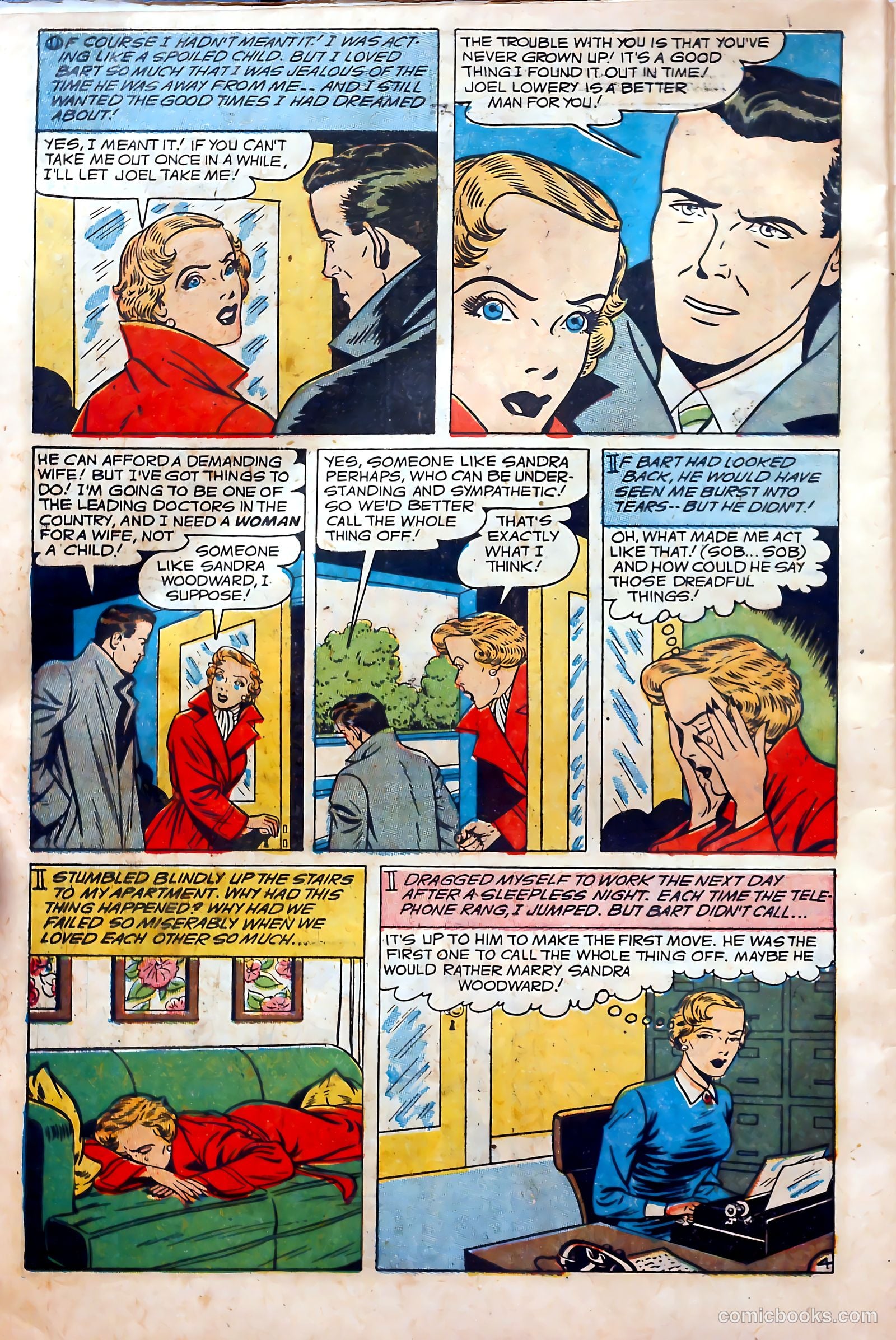 Glamorous Romances #71 (1953) — page 31 of 37