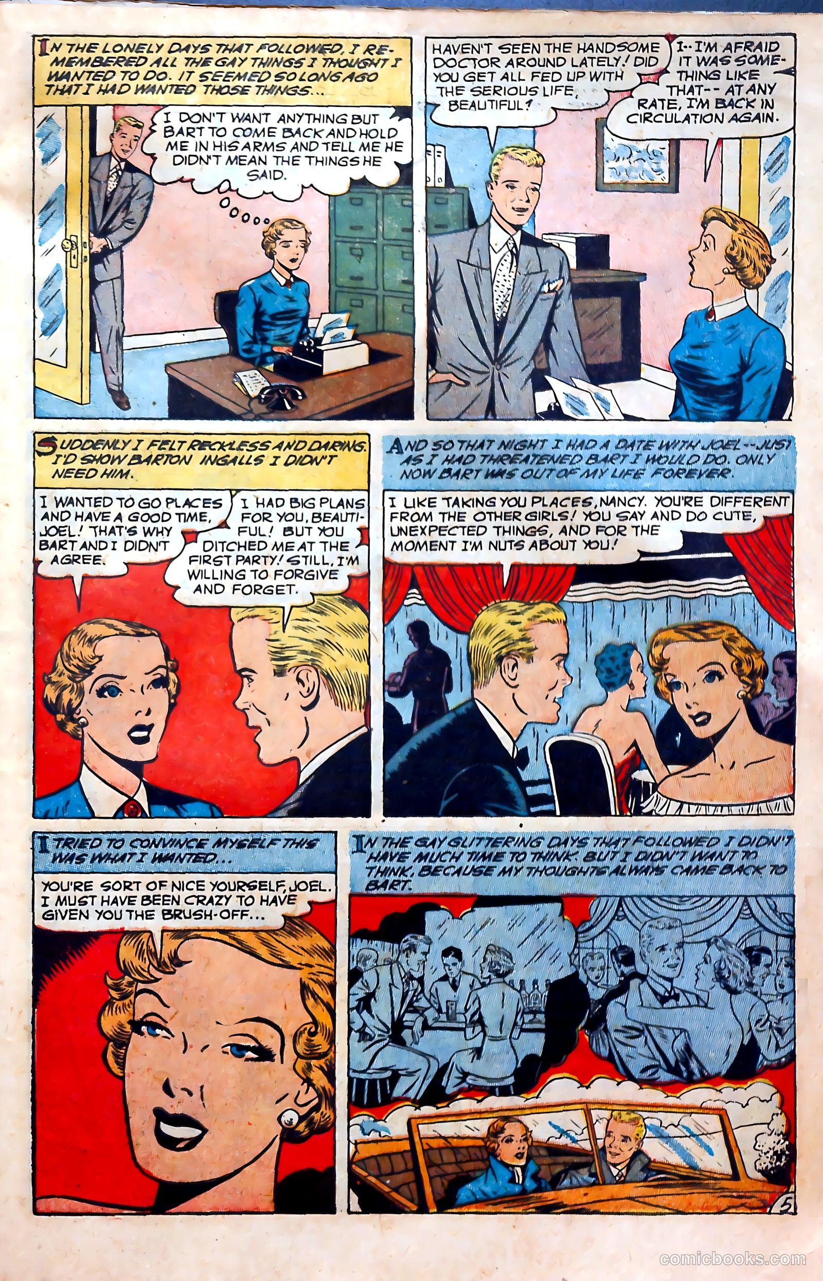 Glamorous Romances #71 (1953) — page 32 of 37