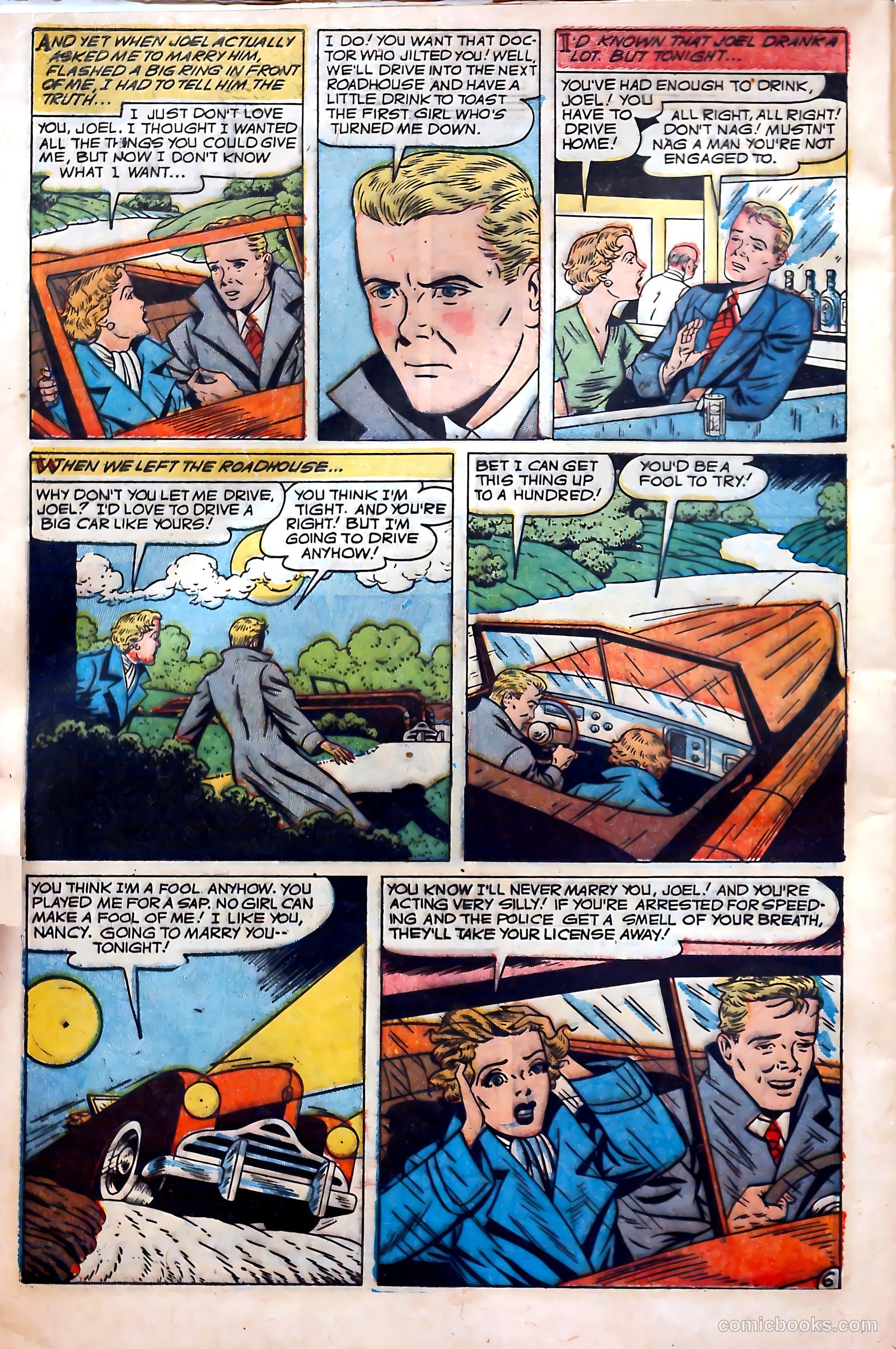 Glamorous Romances #71 (1953) — page 33 of 37