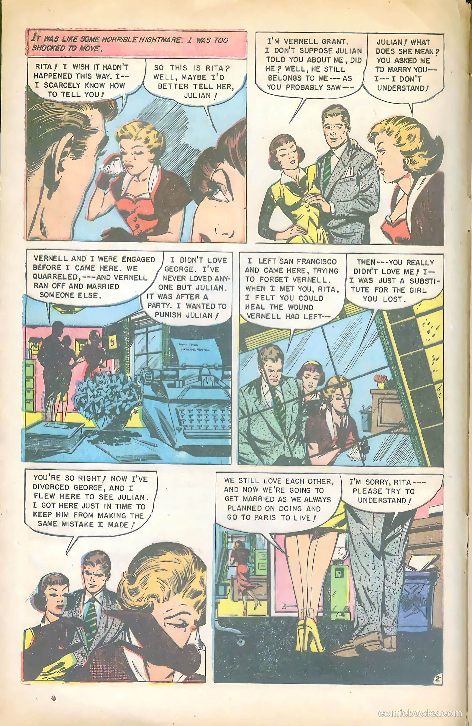 Glamorous Romances #72 (1953) — page 4 of 36