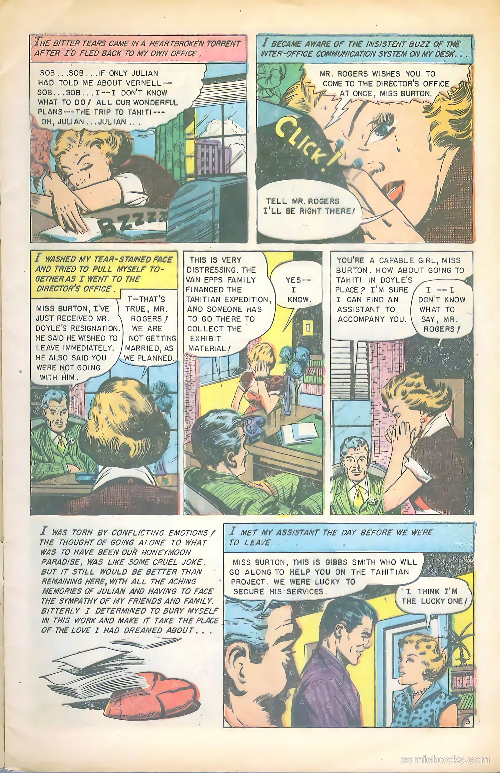 Glamorous Romances #72 (1953) — page 5 of 36