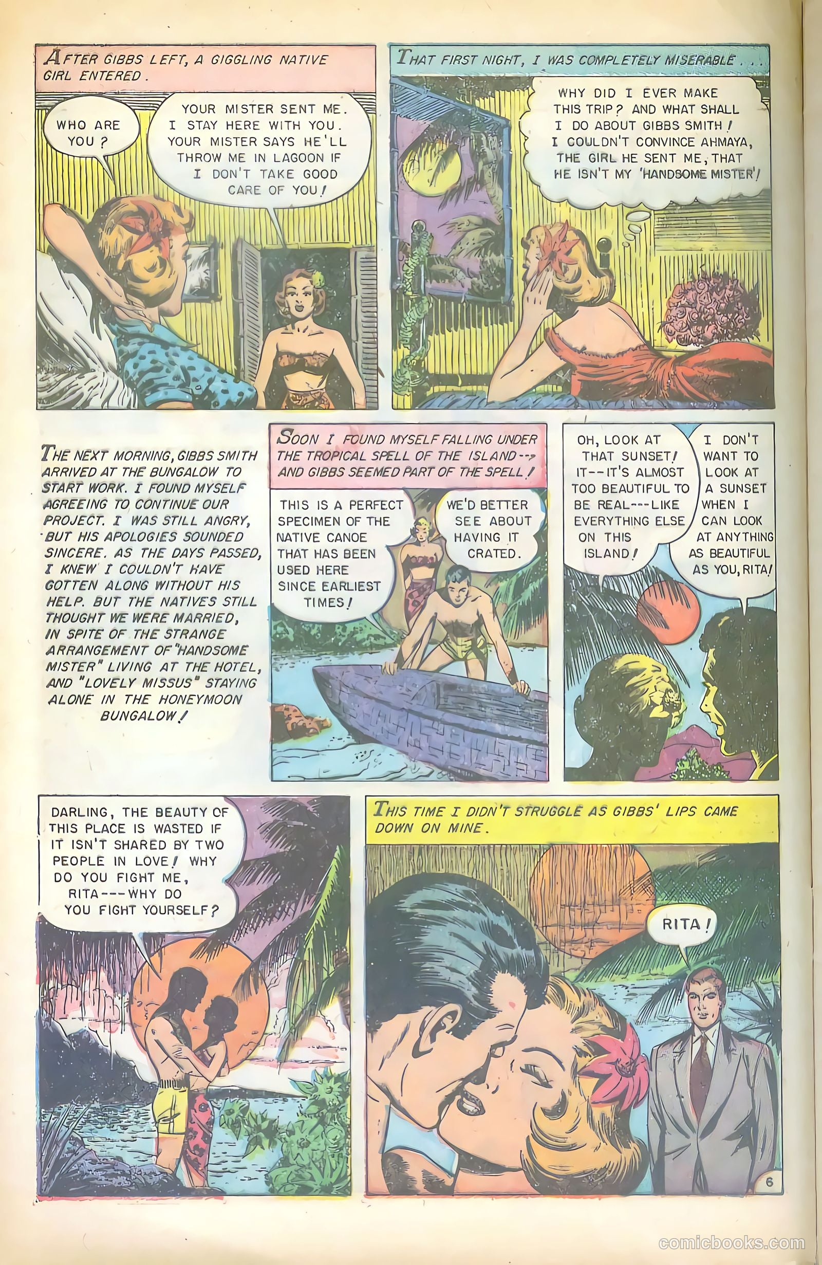 Glamorous Romances #72 (1953) — page 8 of 36