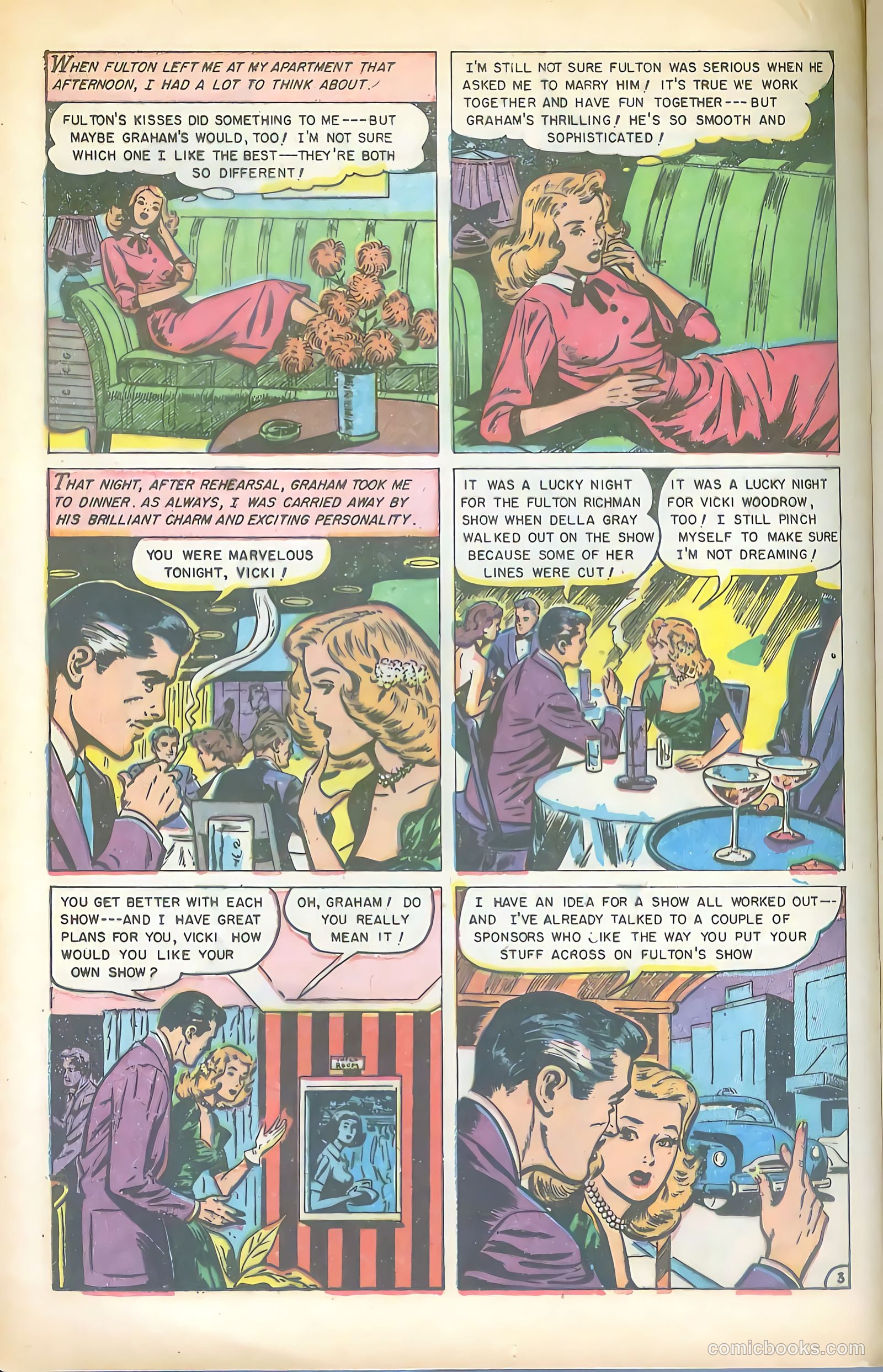 Glamorous Romances #72 (1953) — page 12 of 36