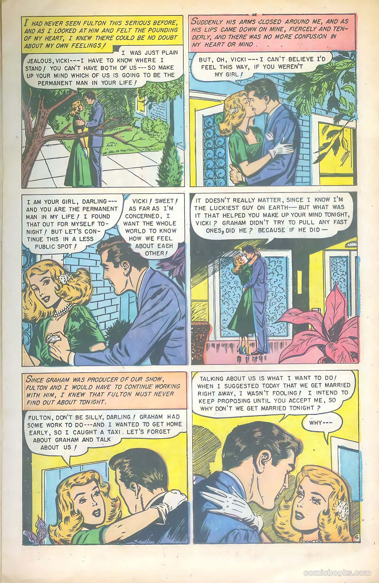Glamorous Romances #72 (1953) — page 15 of 36