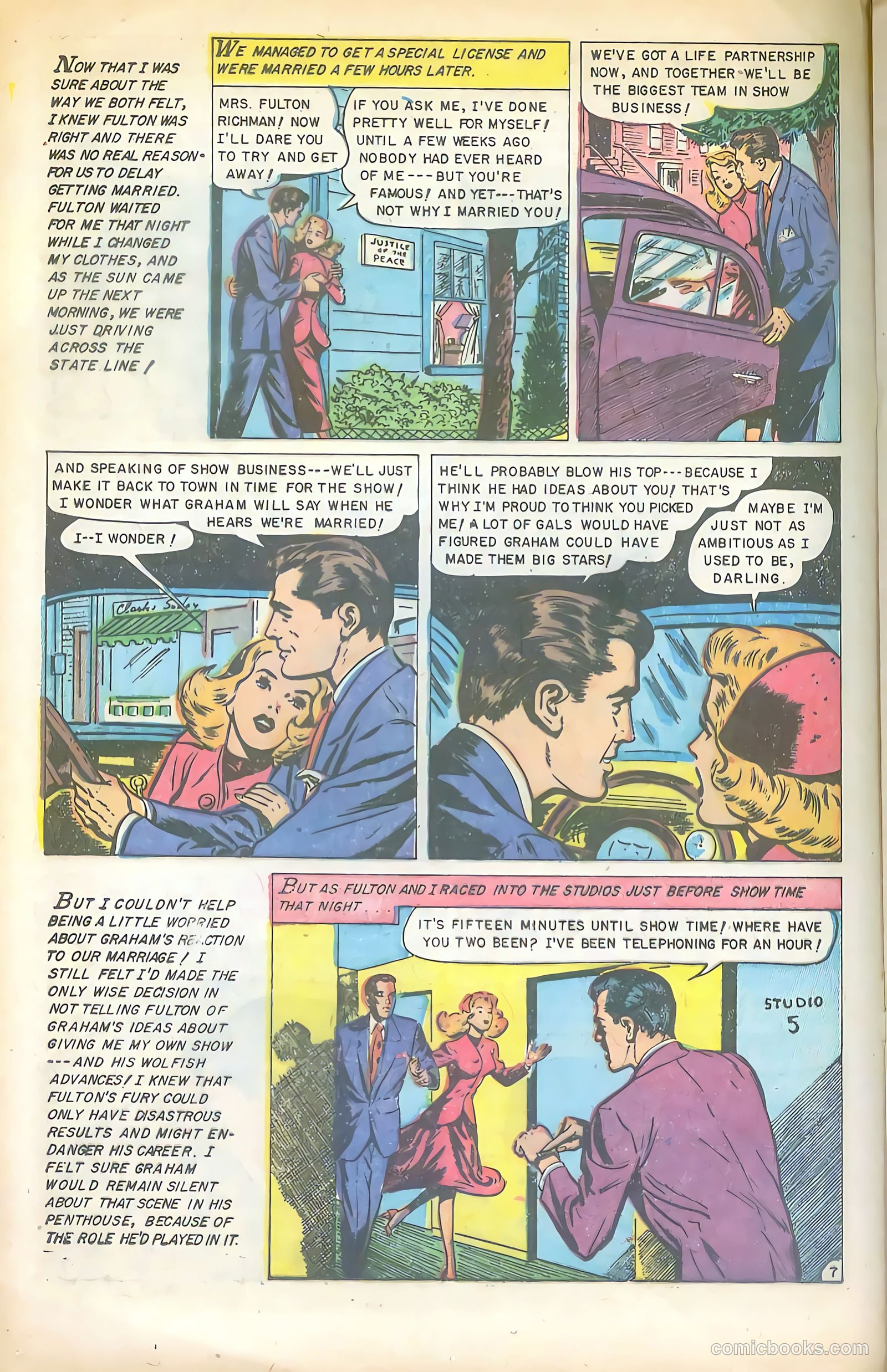 Glamorous Romances #72 (1953) — page 16 of 36