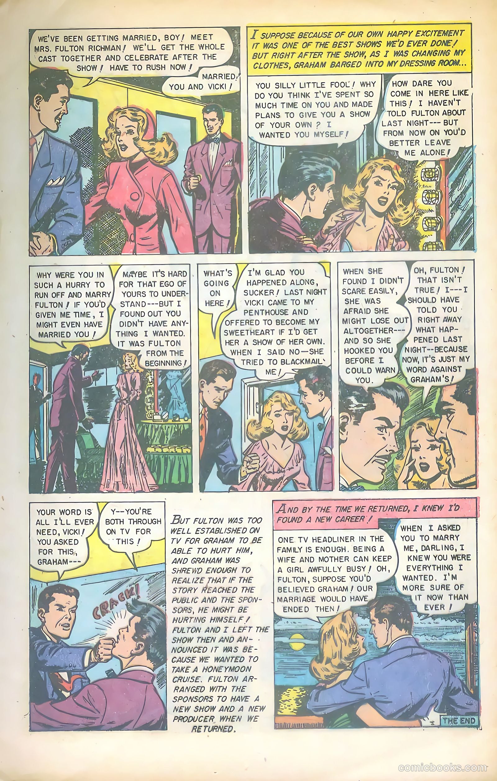 Glamorous Romances #72 (1953) — page 17 of 36