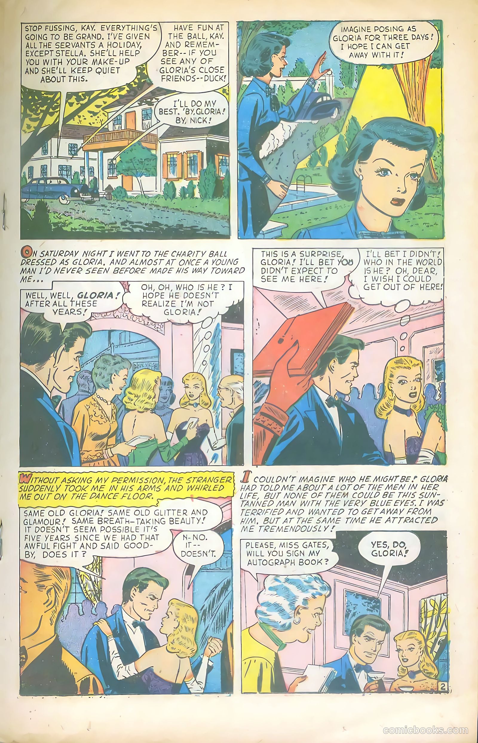 Glamorous Romances #72 (1953) — page 19 of 36
