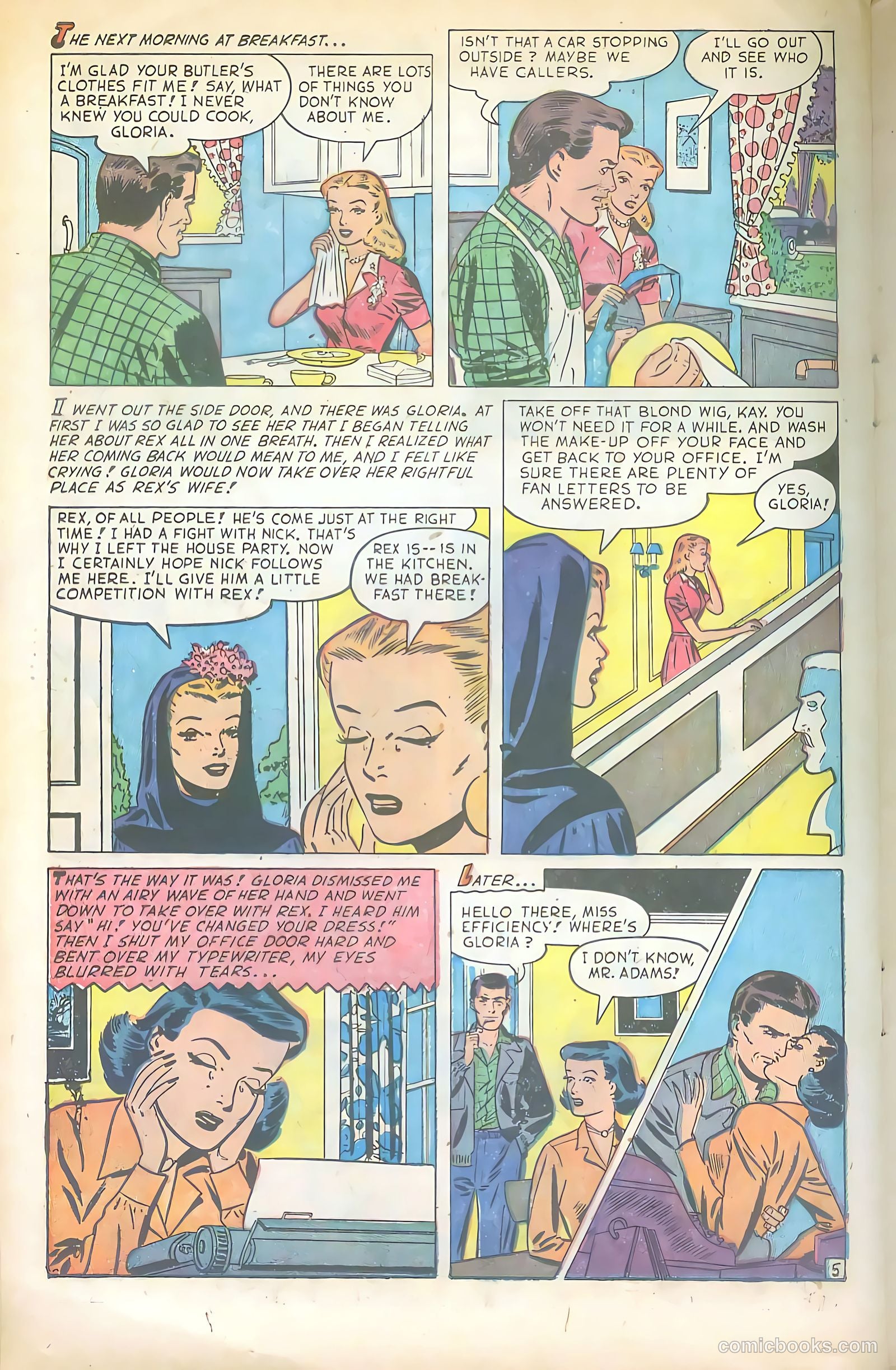 Glamorous Romances #72 (1953) — page 22 of 36