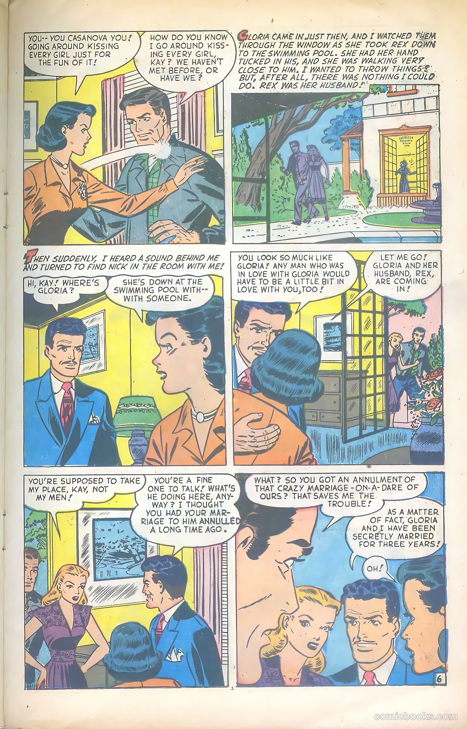Glamorous Romances #72 (1953) — page 23 of 36