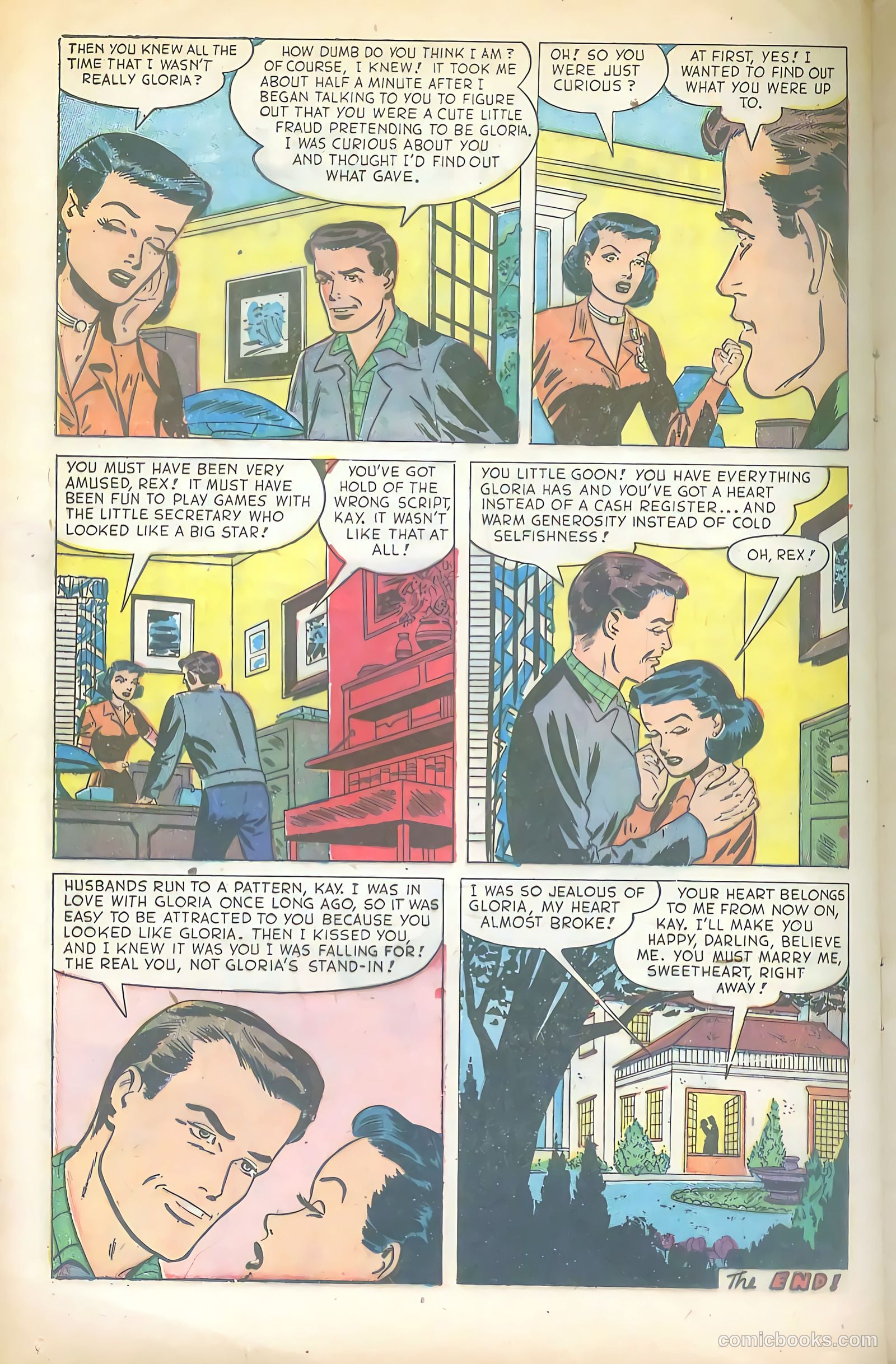 Glamorous Romances #72 (1953) — page 24 of 36
