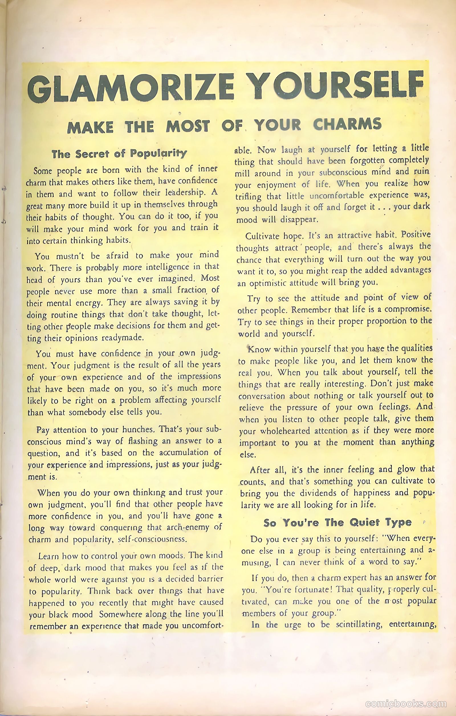 Glamorous Romances #72 (1953) — page 25 of 36