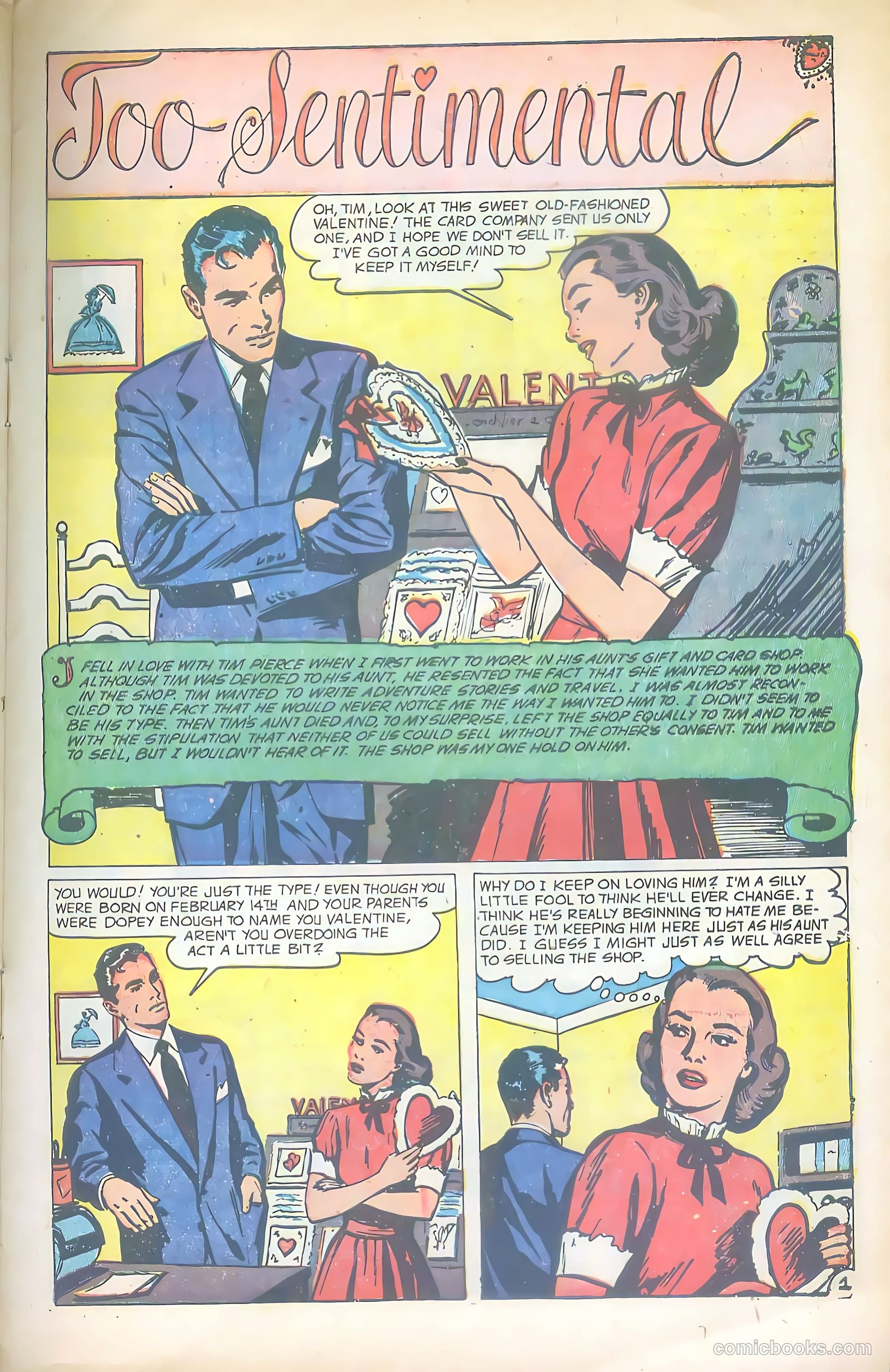 Glamorous Romances #72 (1953) — page 27 of 36