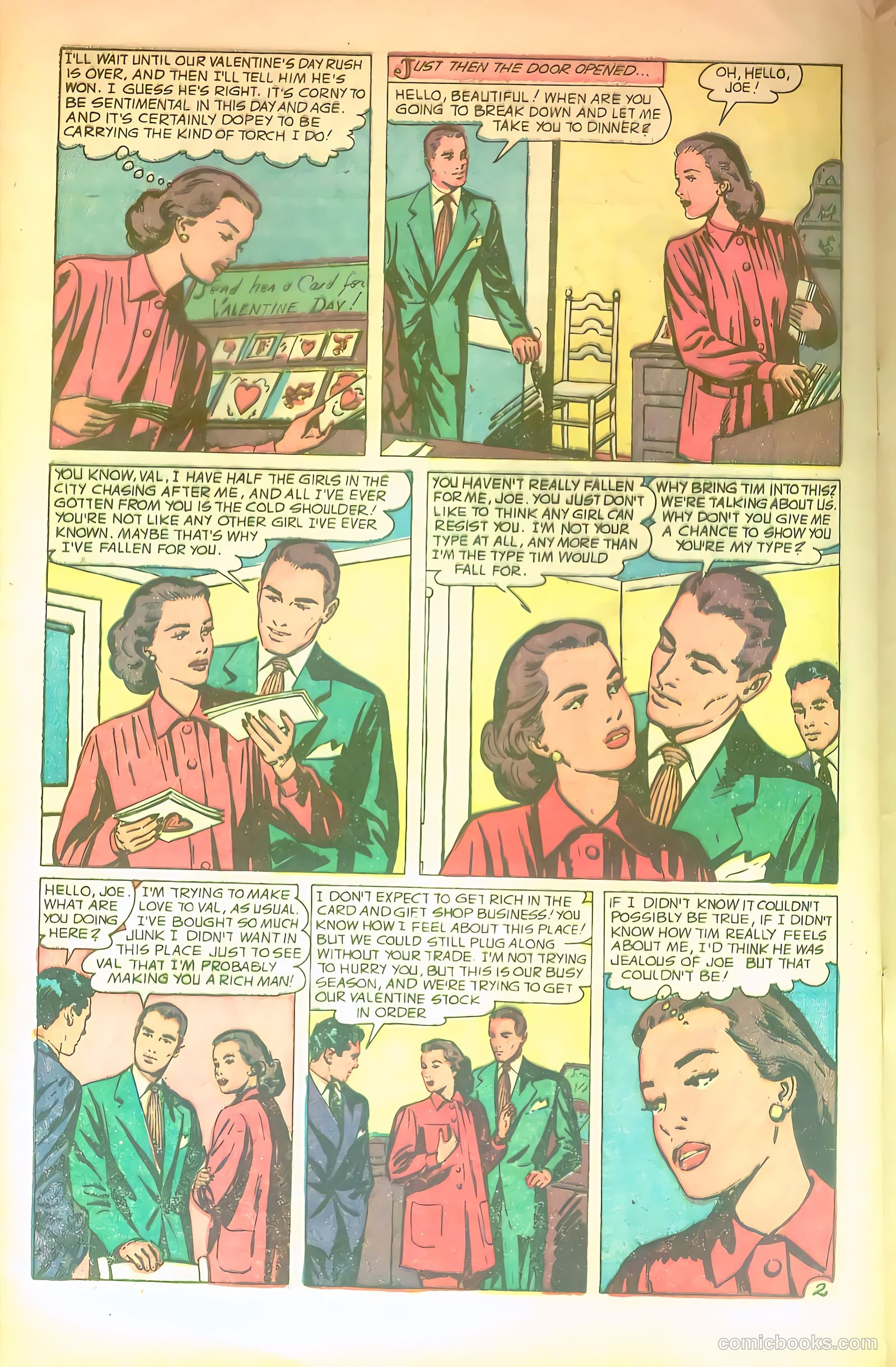 Glamorous Romances #72 (1953) — page 28 of 36