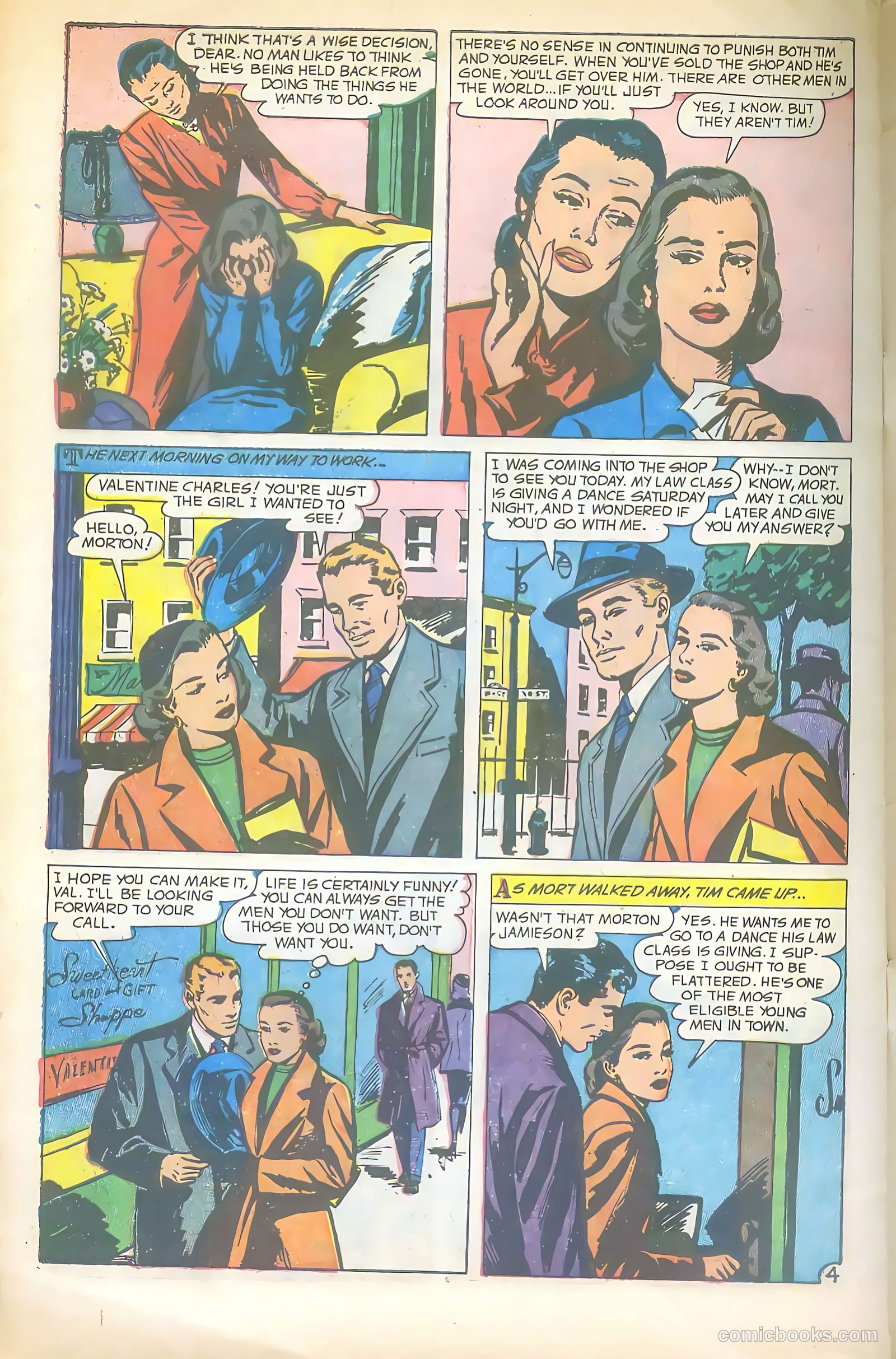 Glamorous Romances #72 (1953) — page 30 of 36