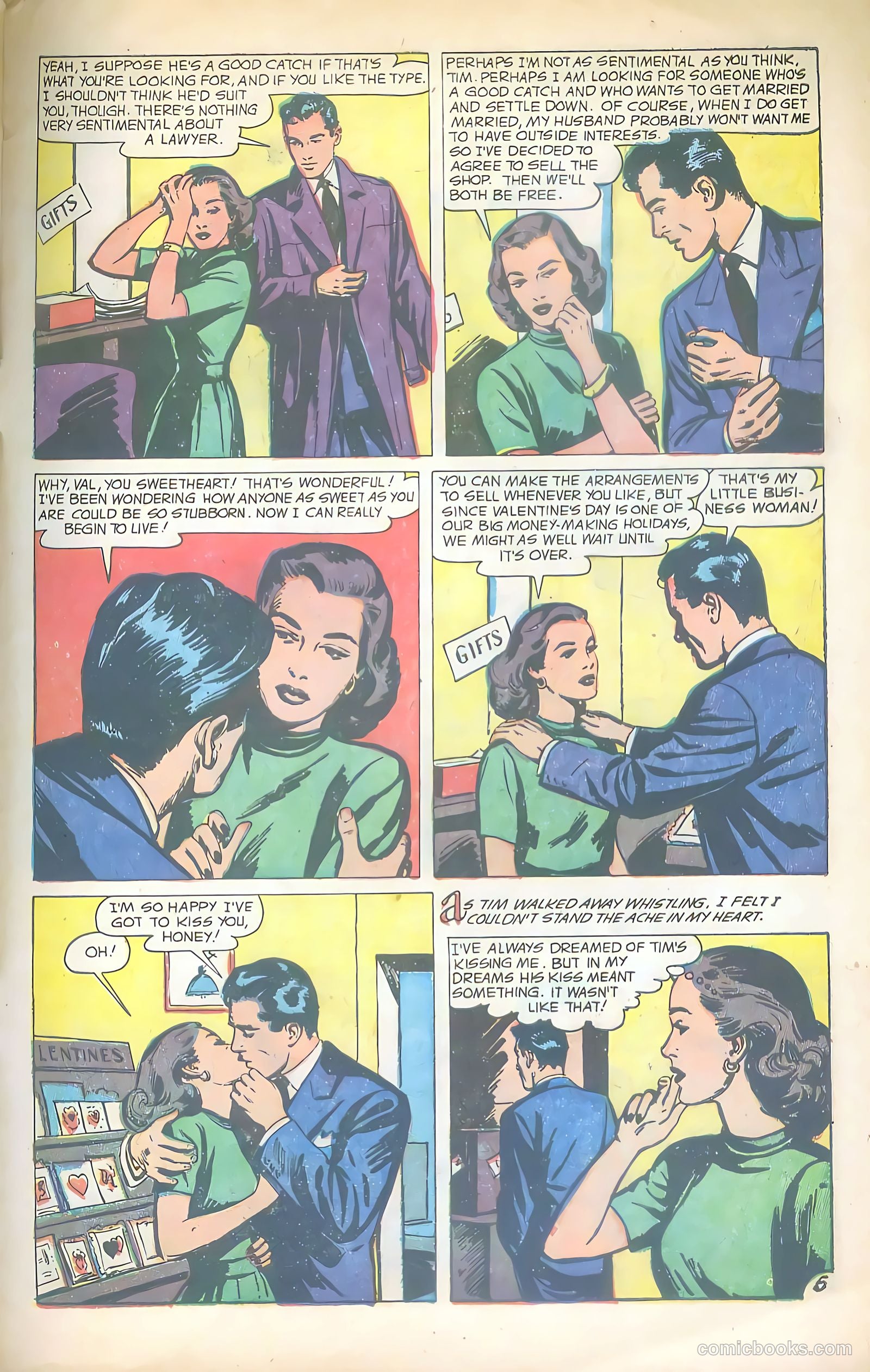 Glamorous Romances #72 (1953) — page 31 of 36
