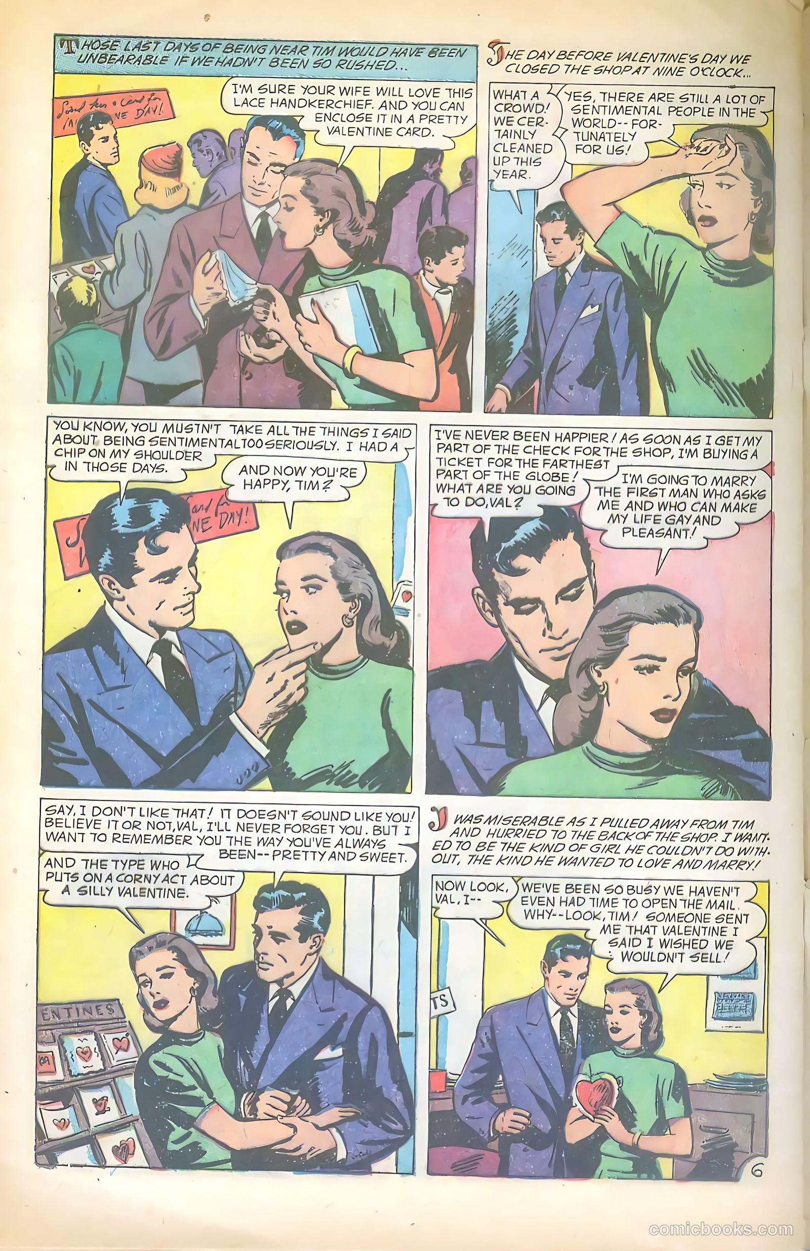 Glamorous Romances #72 (1953) — page 32 of 36