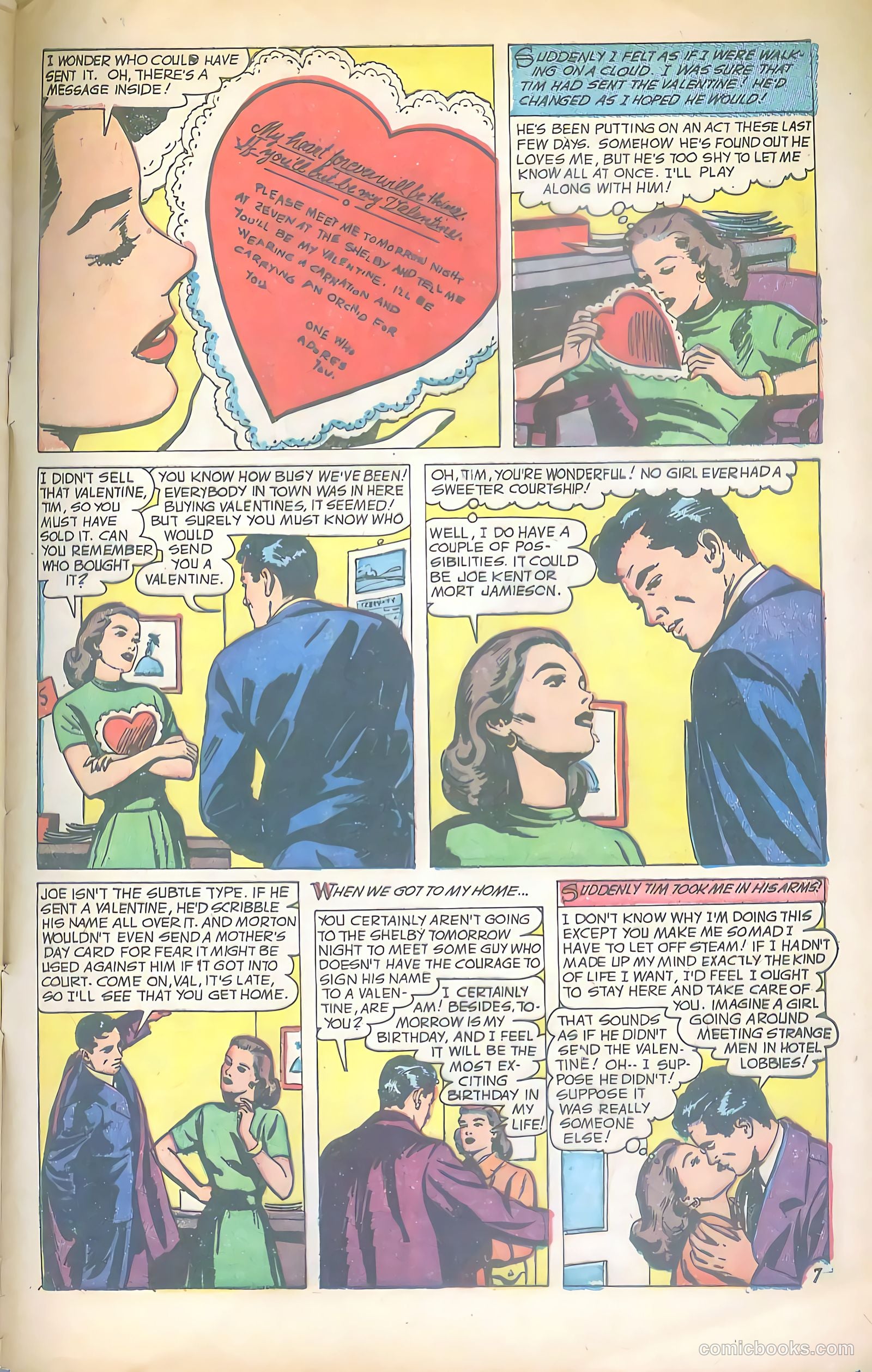 Glamorous Romances #72 (1953) — page 33 of 36