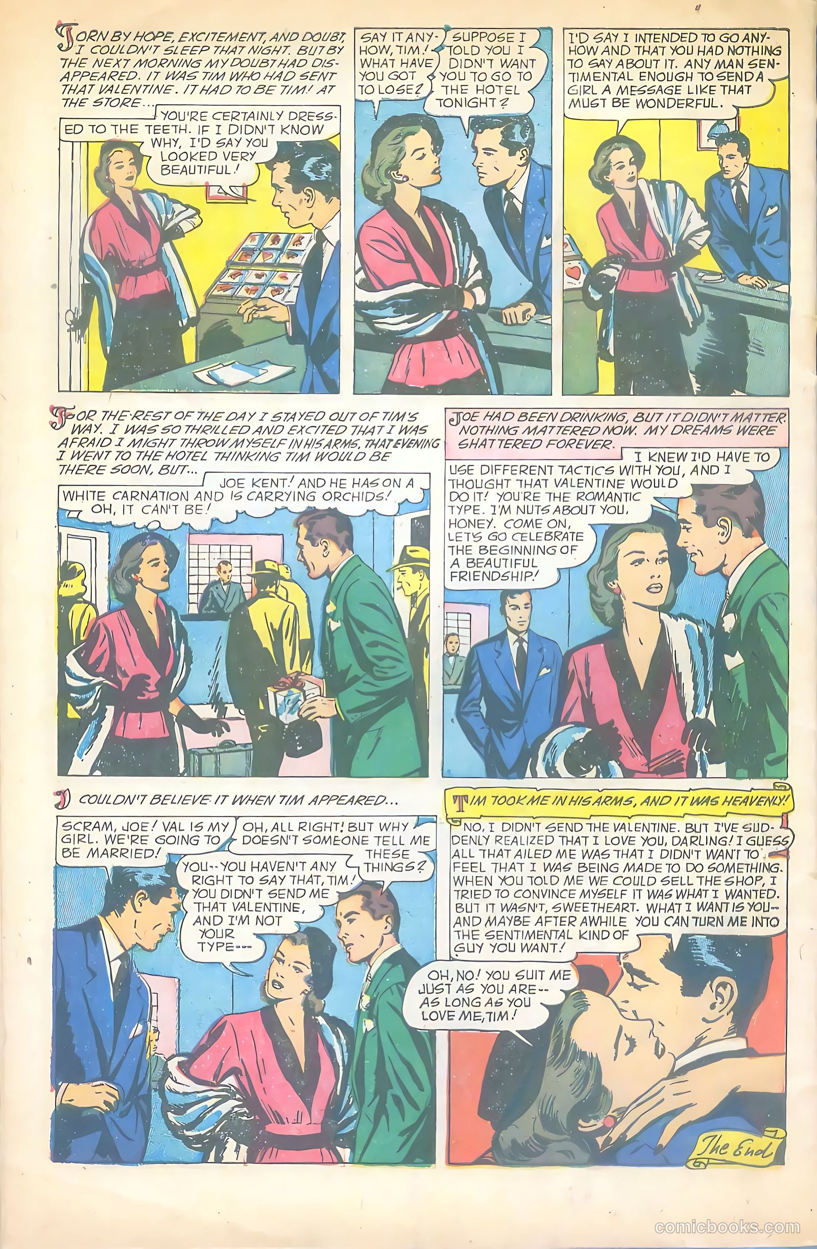 Glamorous Romances #72 (1953) — page 34 of 36