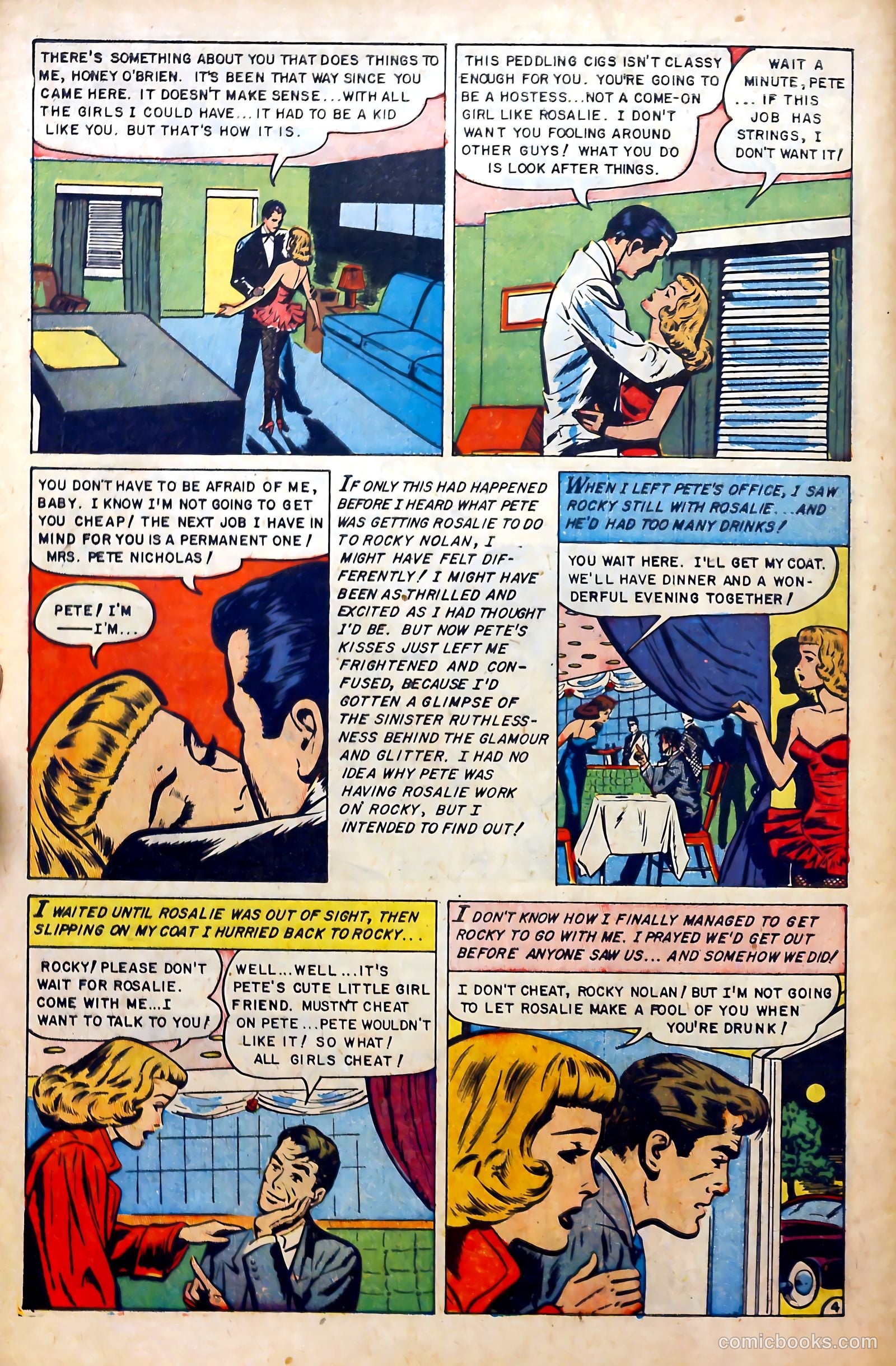 Glamorous Romances #73 (1954) — page 6 of 36