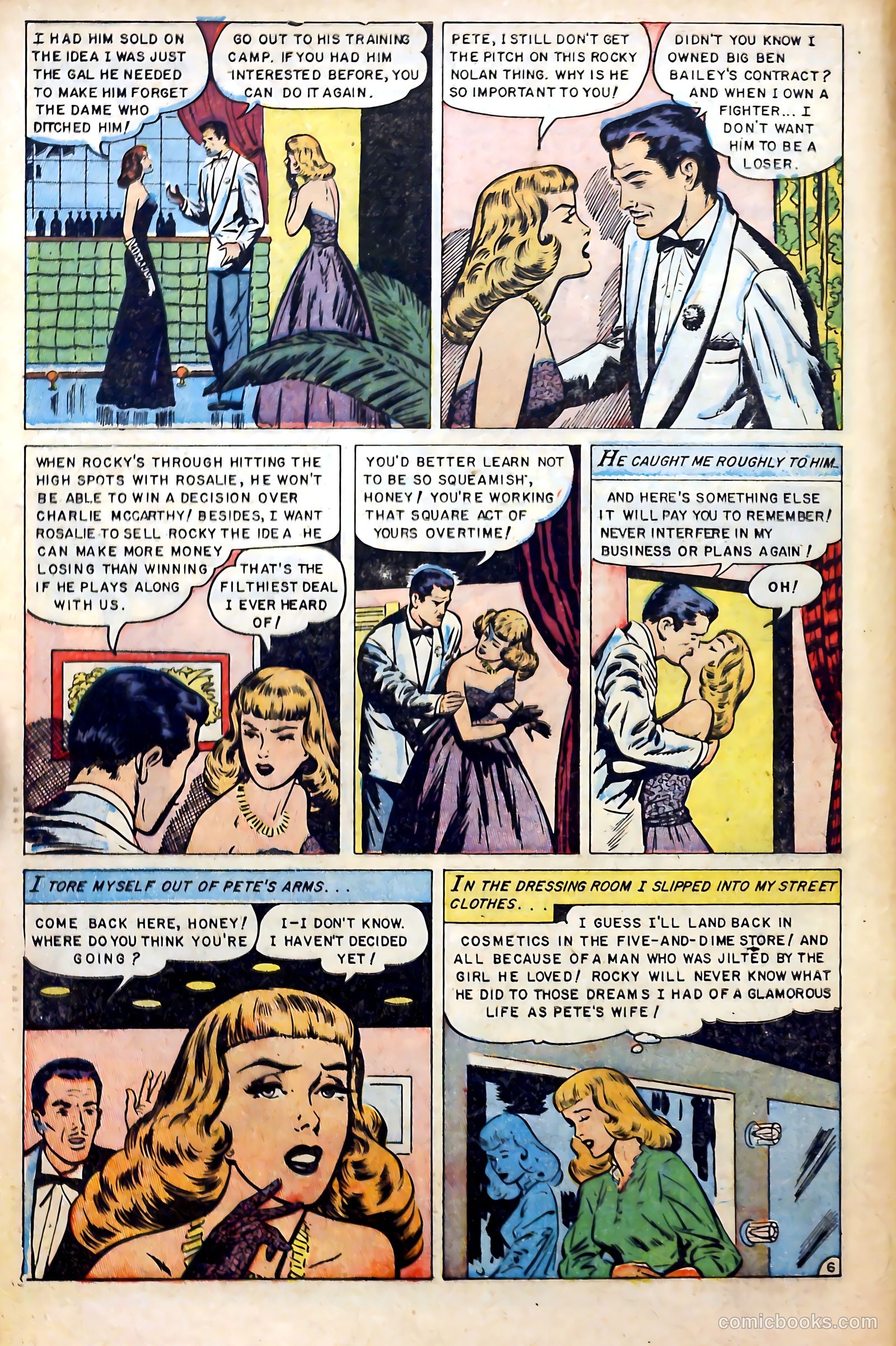 Glamorous Romances #73 (1954) — page 8 of 36