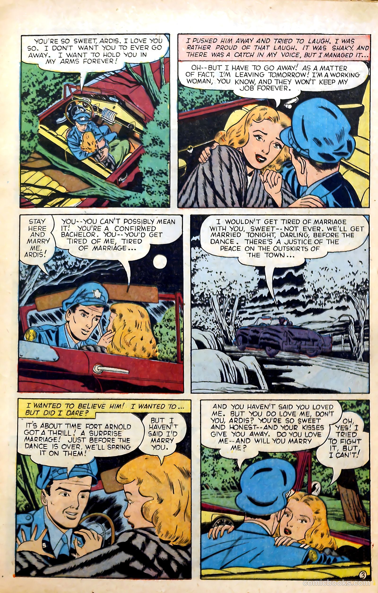 Glamorous Romances #73 (1954) — page 13 of 36