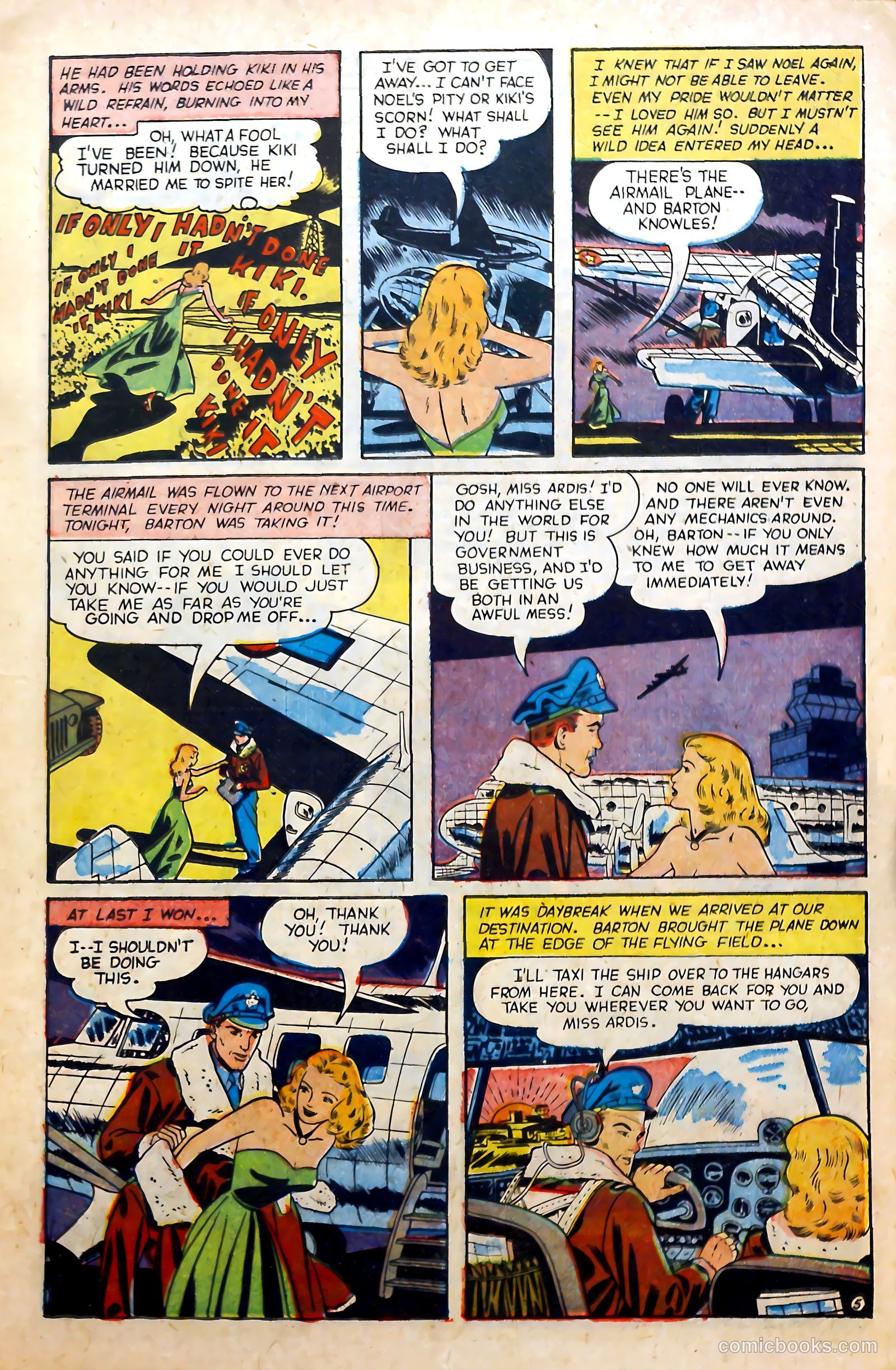 Glamorous Romances #73 (1954) — page 15 of 36