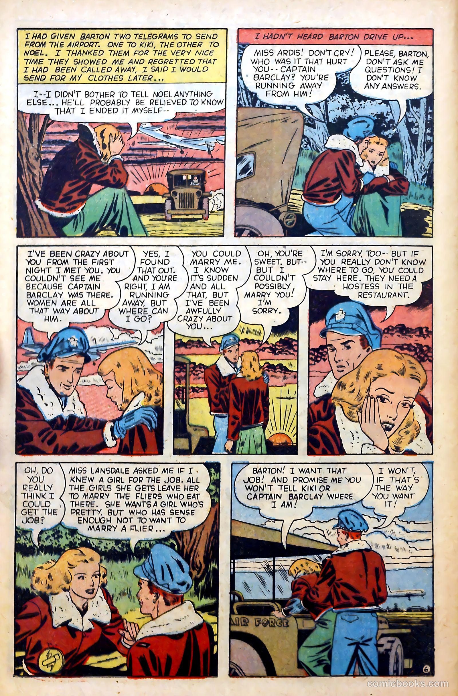 Glamorous Romances #73 (1954) — page 16 of 36
