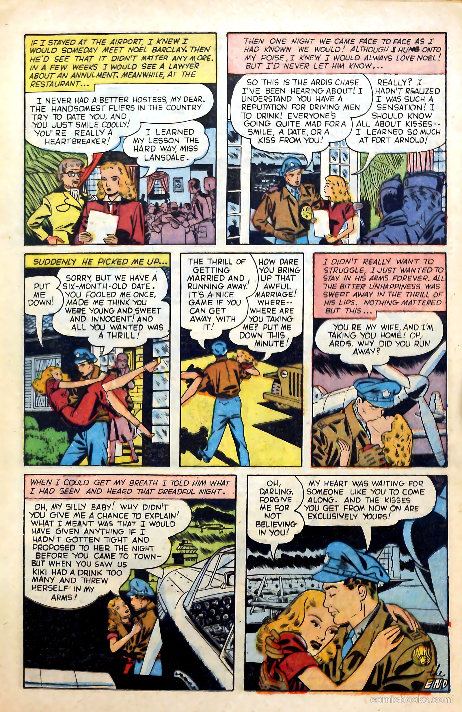 Glamorous Romances #73 (1954) — page 17 of 36
