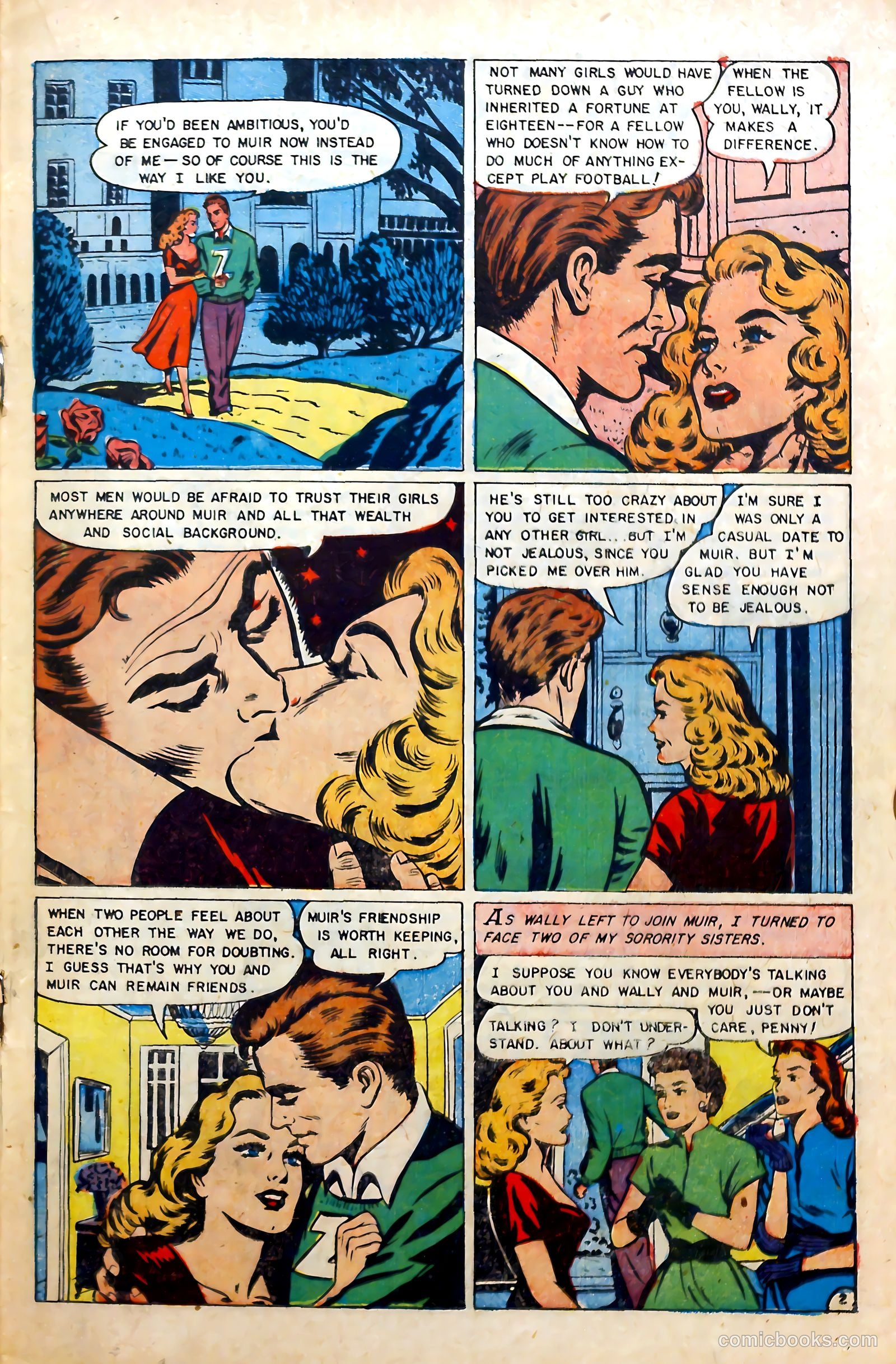 Glamorous Romances #73 (1954) — page 19 of 36