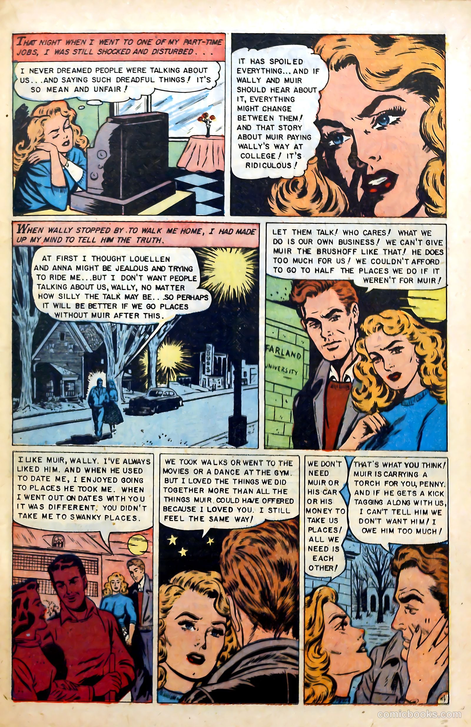 Glamorous Romances #73 (1954) — page 21 of 36