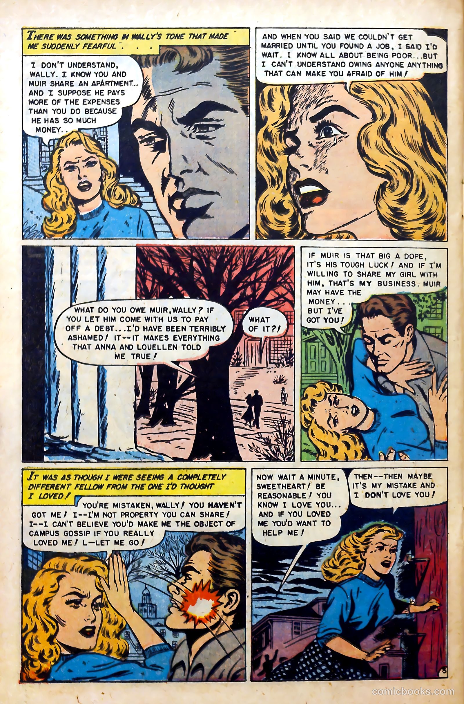 Glamorous Romances #73 (1954) — page 22 of 36