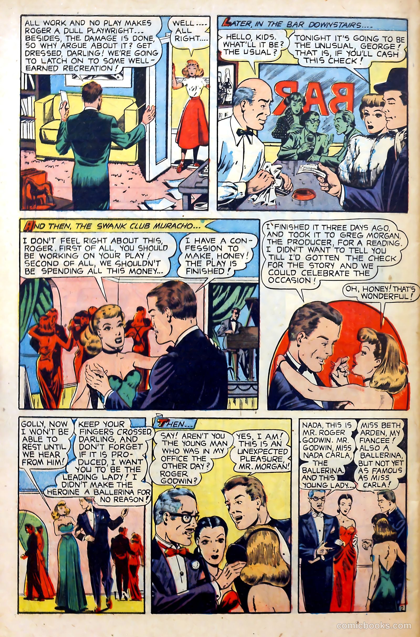 Glamorous Romances #73 (1954) — page 28 of 36