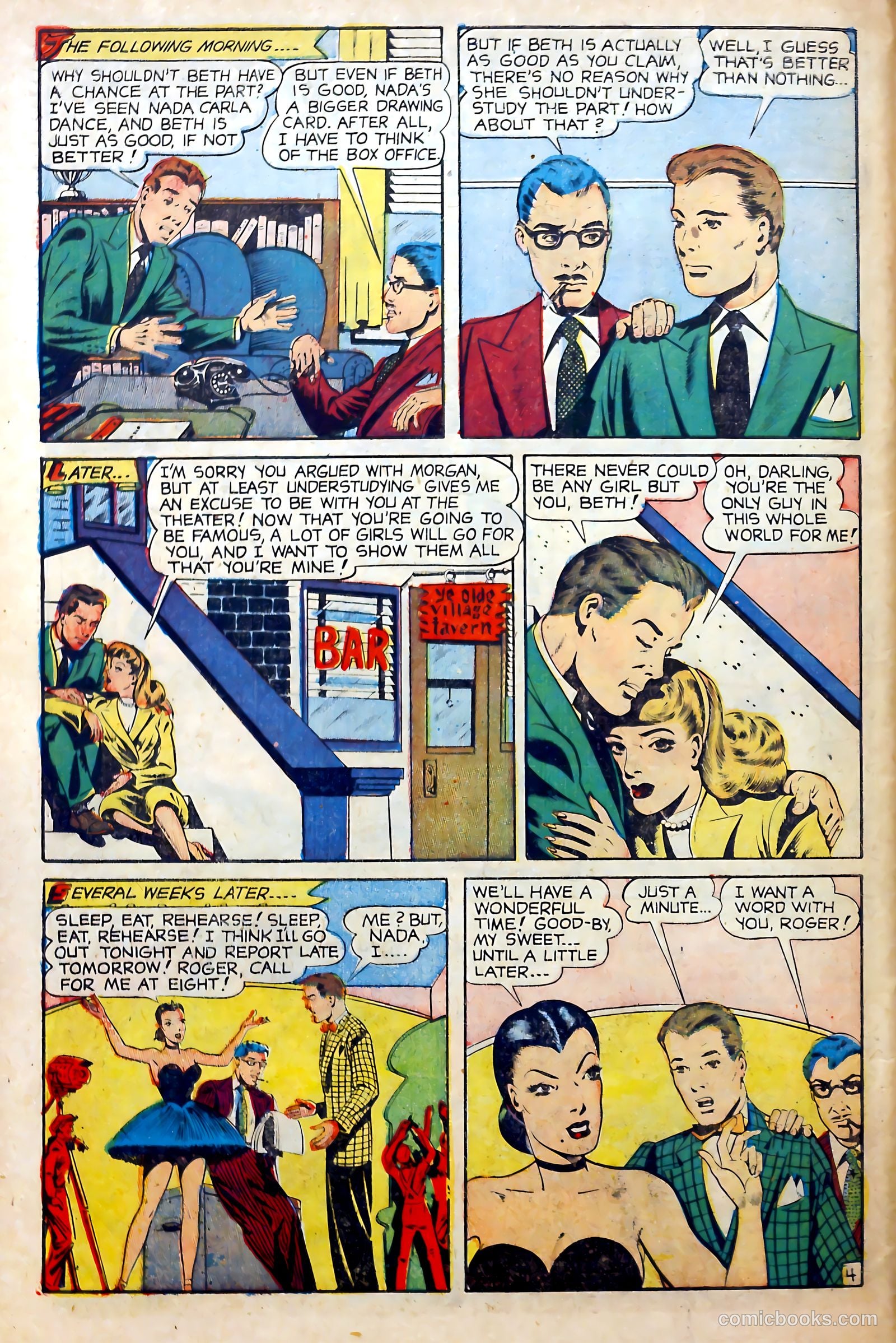 Glamorous Romances #73 (1954) — page 30 of 36