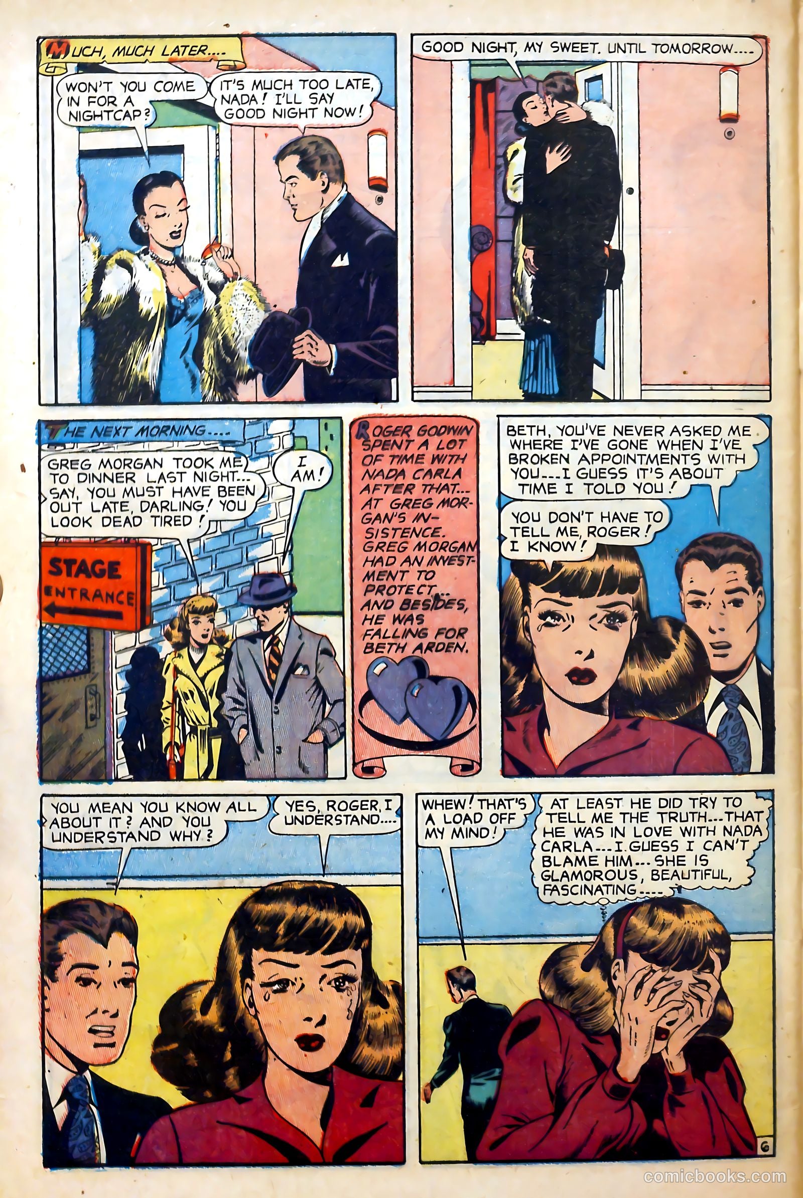 Glamorous Romances #73 (1954) — page 32 of 36