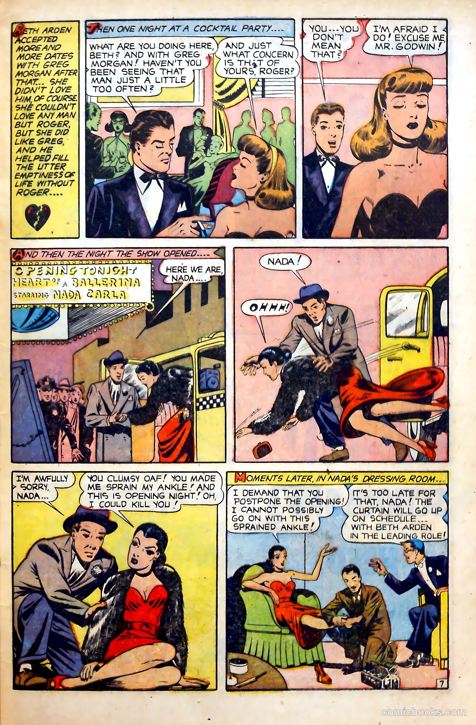 Glamorous Romances #73 (1954) — page 33 of 36