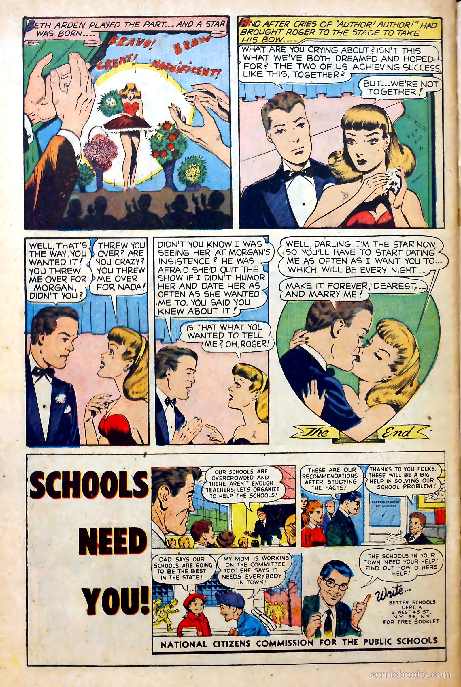 Glamorous Romances #73 (1954) — page 34 of 36