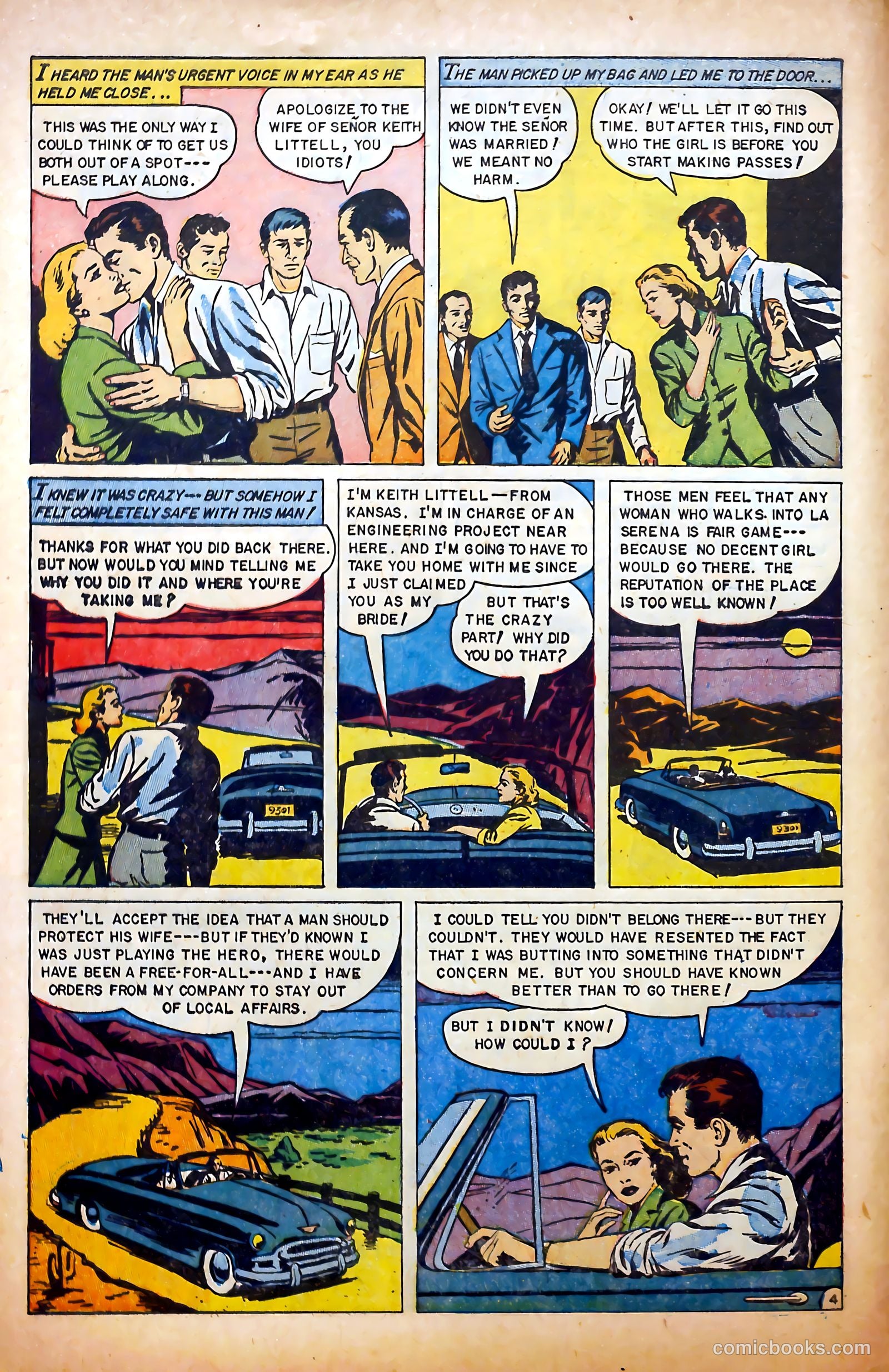 Glamorous Romances #74 (1954) — page 6 of 36