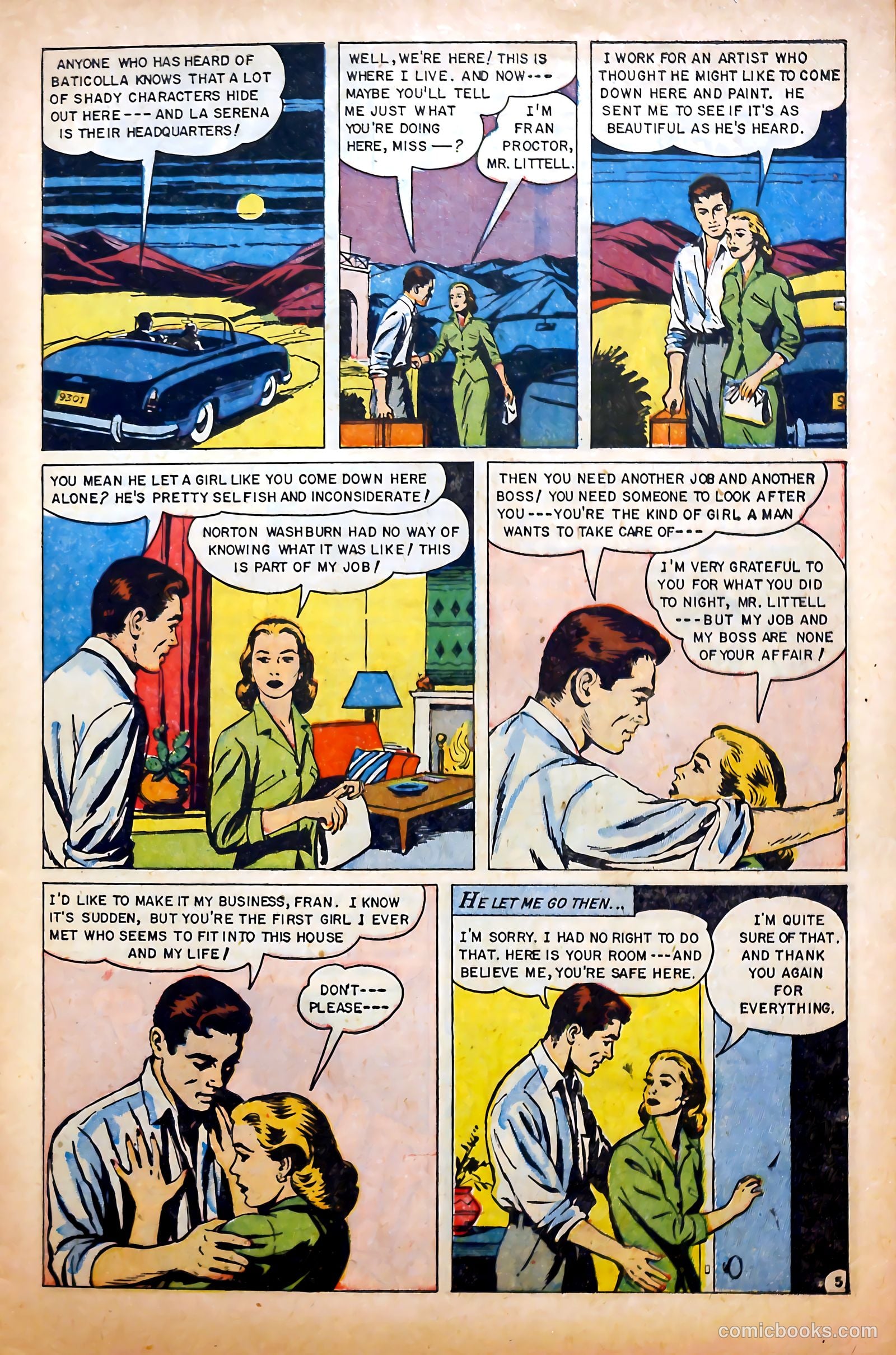 Glamorous Romances #74 (1954) — page 7 of 36