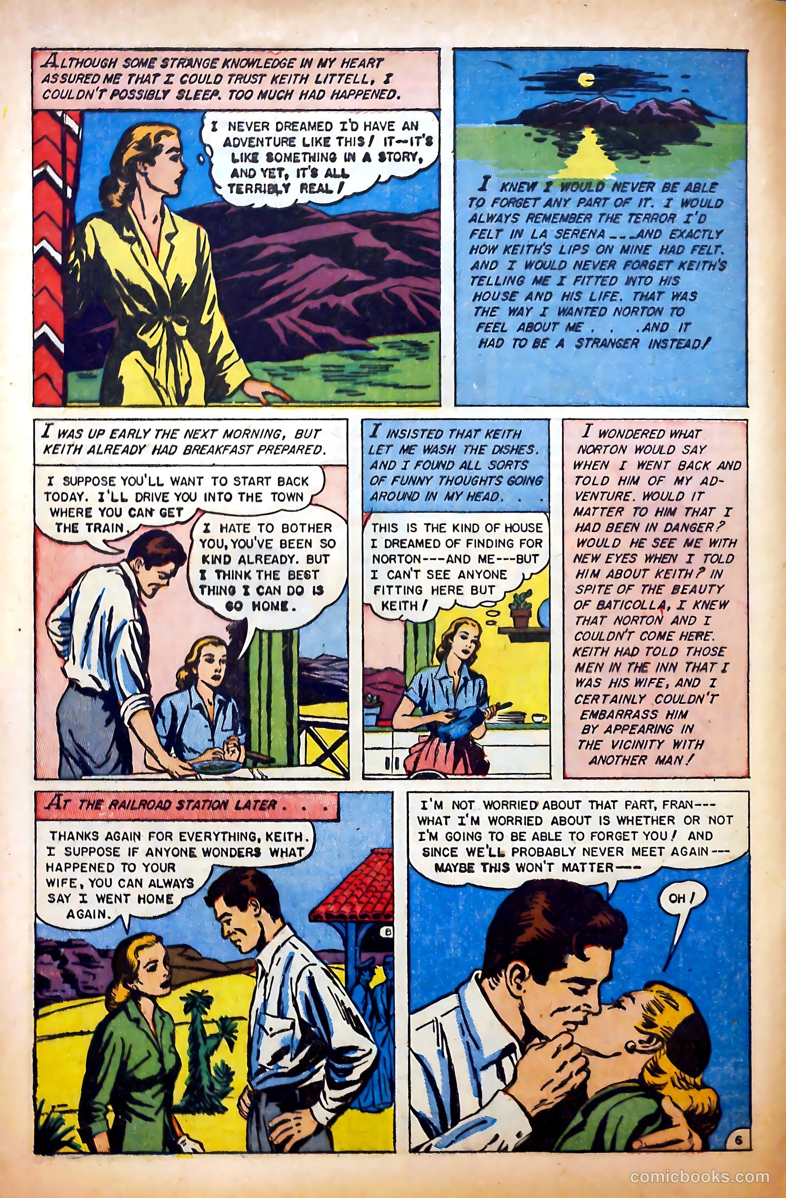 Glamorous Romances #74 (1954) — page 8 of 36