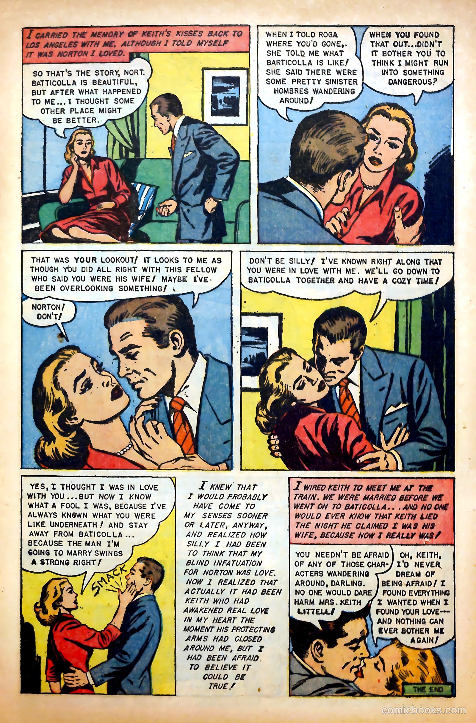 Glamorous Romances #74 (1954) — page 9 of 36
