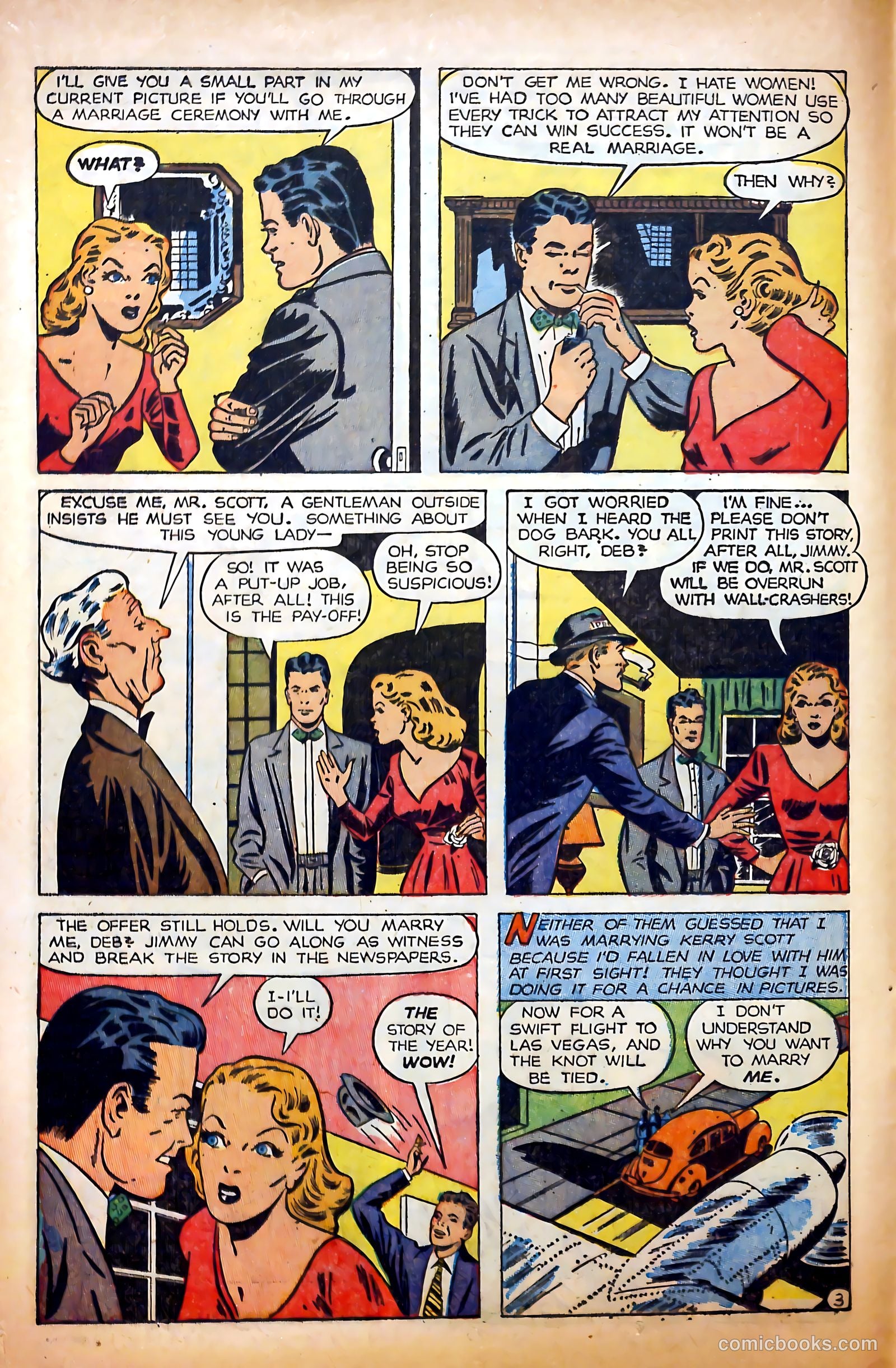 Glamorous Romances #74 (1954) — page 12 of 36