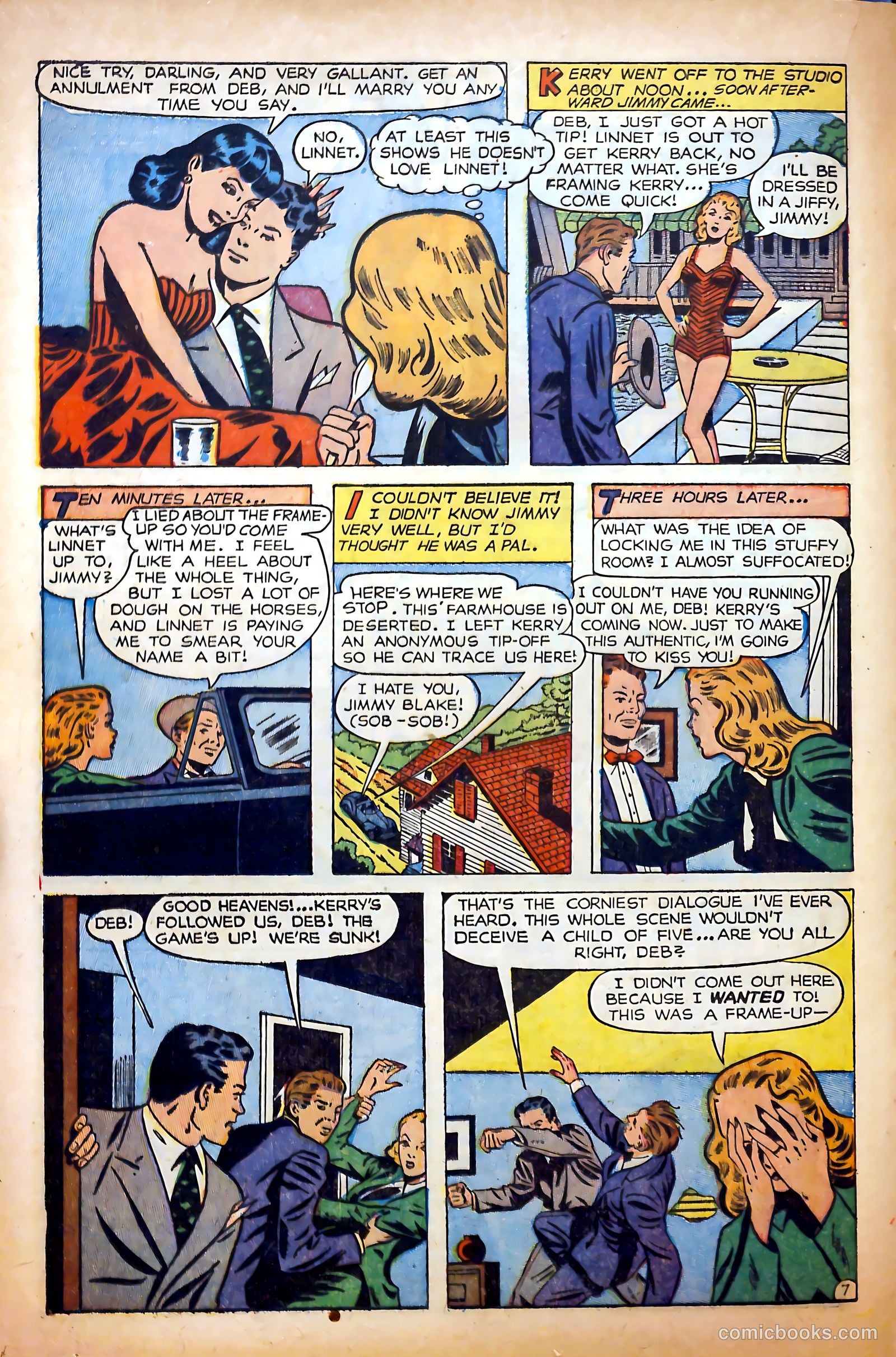 Glamorous Romances #74 (1954) — page 16 of 36