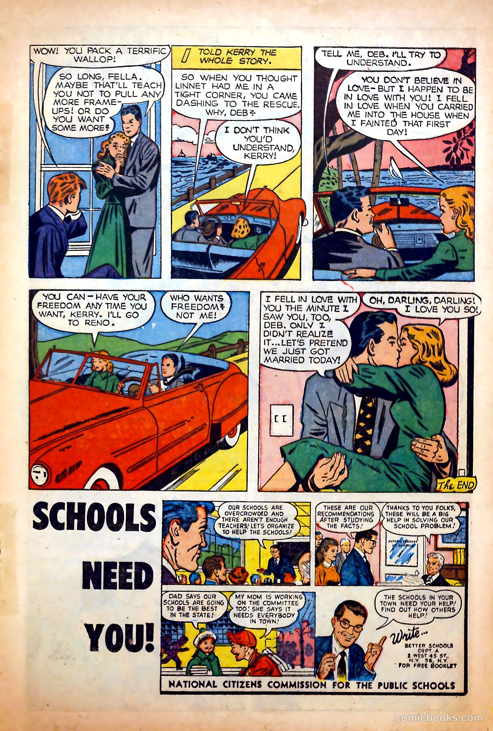 Glamorous Romances #74 (1954) — page 17 of 36