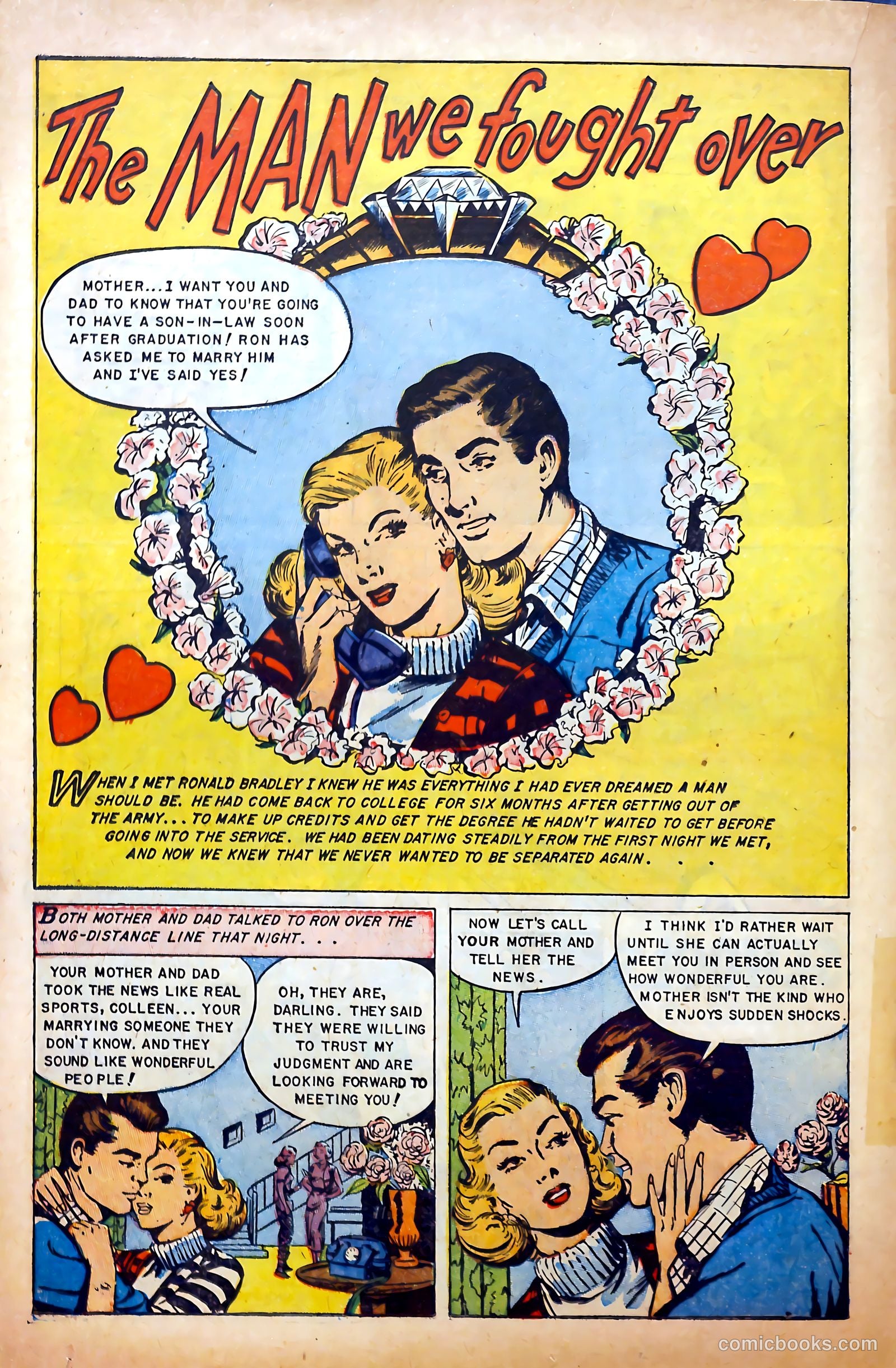 Glamorous Romances #74 (1954) — page 18 of 36