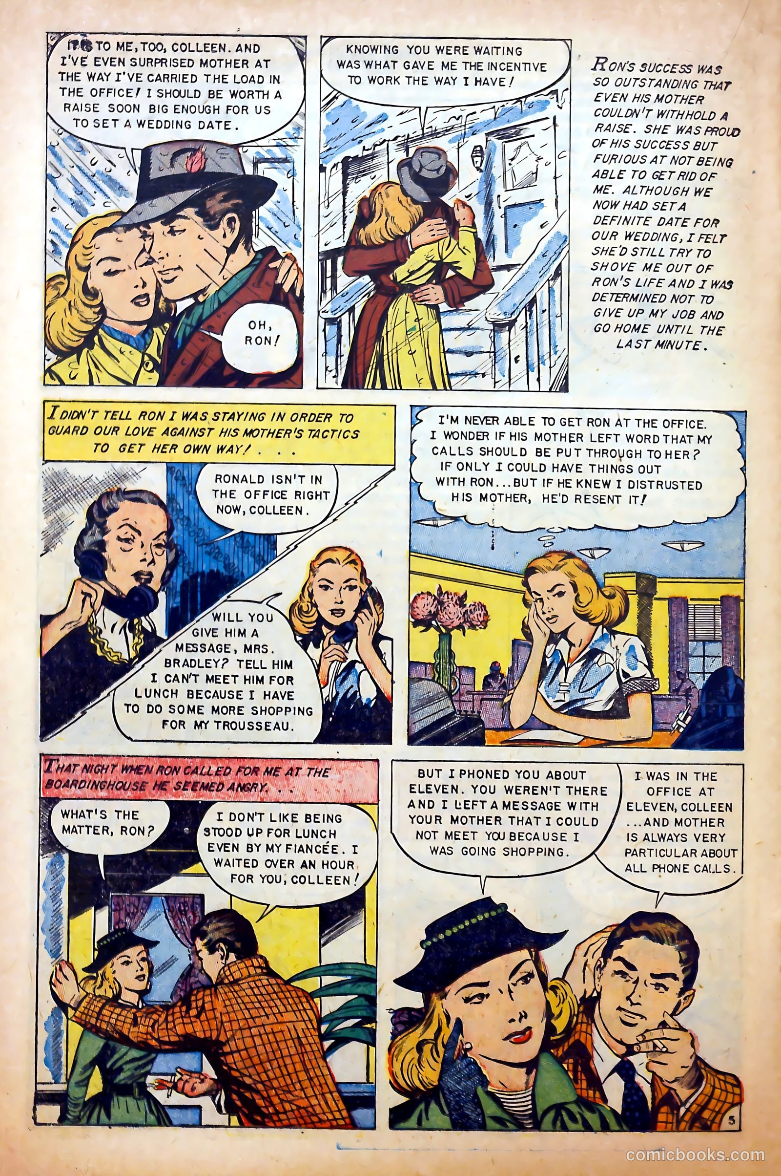 Glamorous Romances #74 (1954) — page 22 of 36