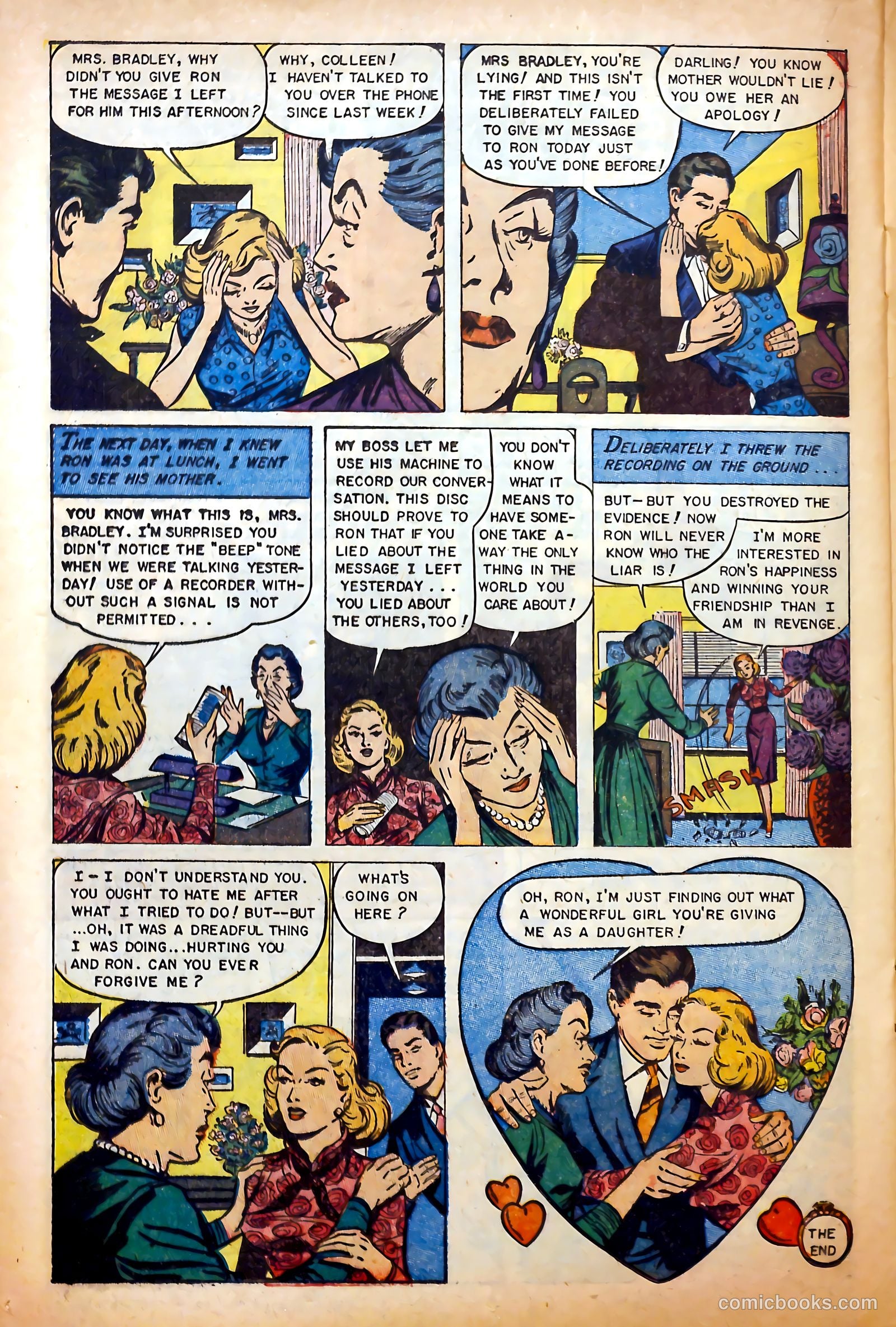 Glamorous Romances #74 (1954) — page 24 of 36