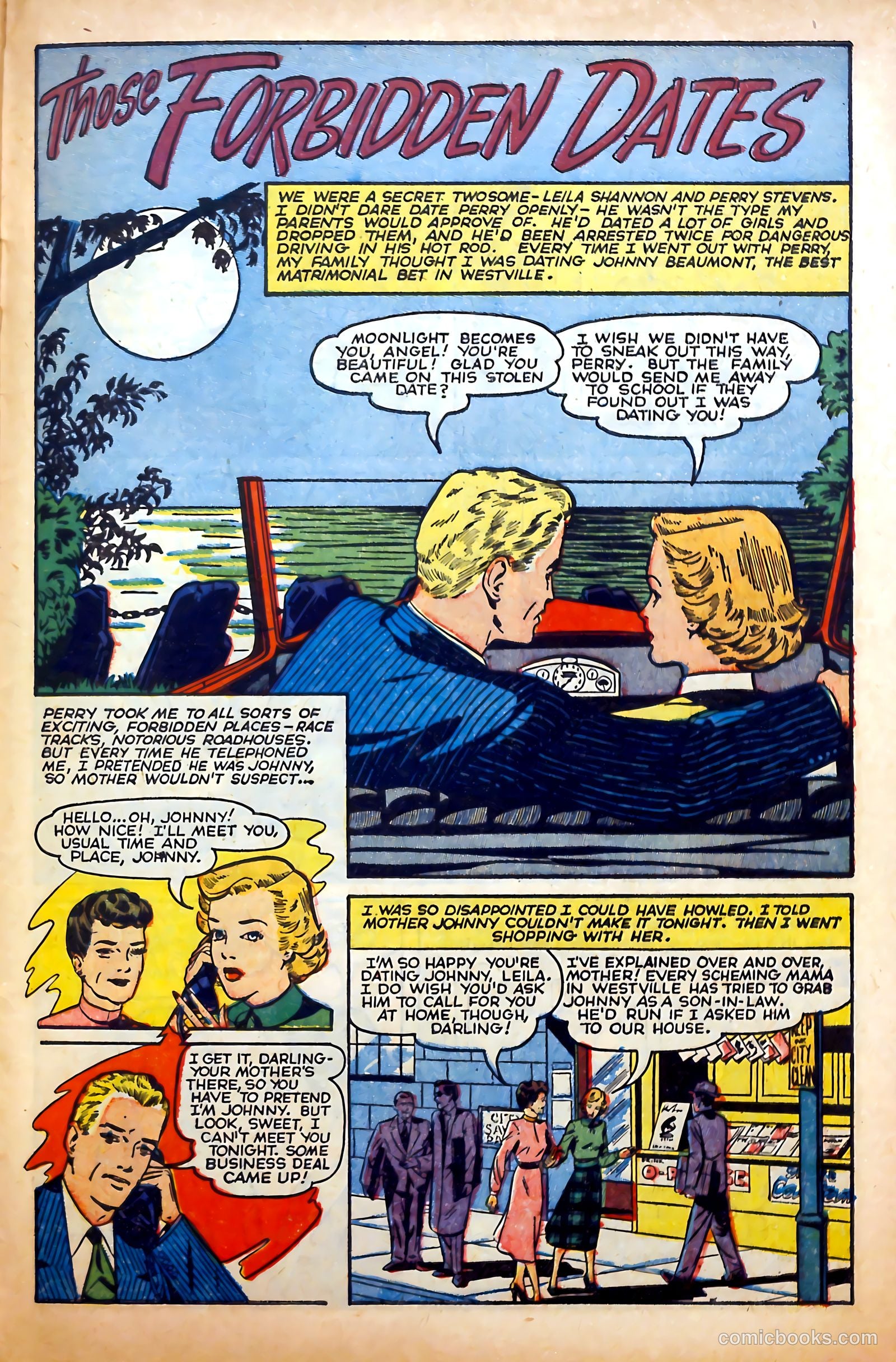 Glamorous Romances #74 (1954) — page 27 of 36