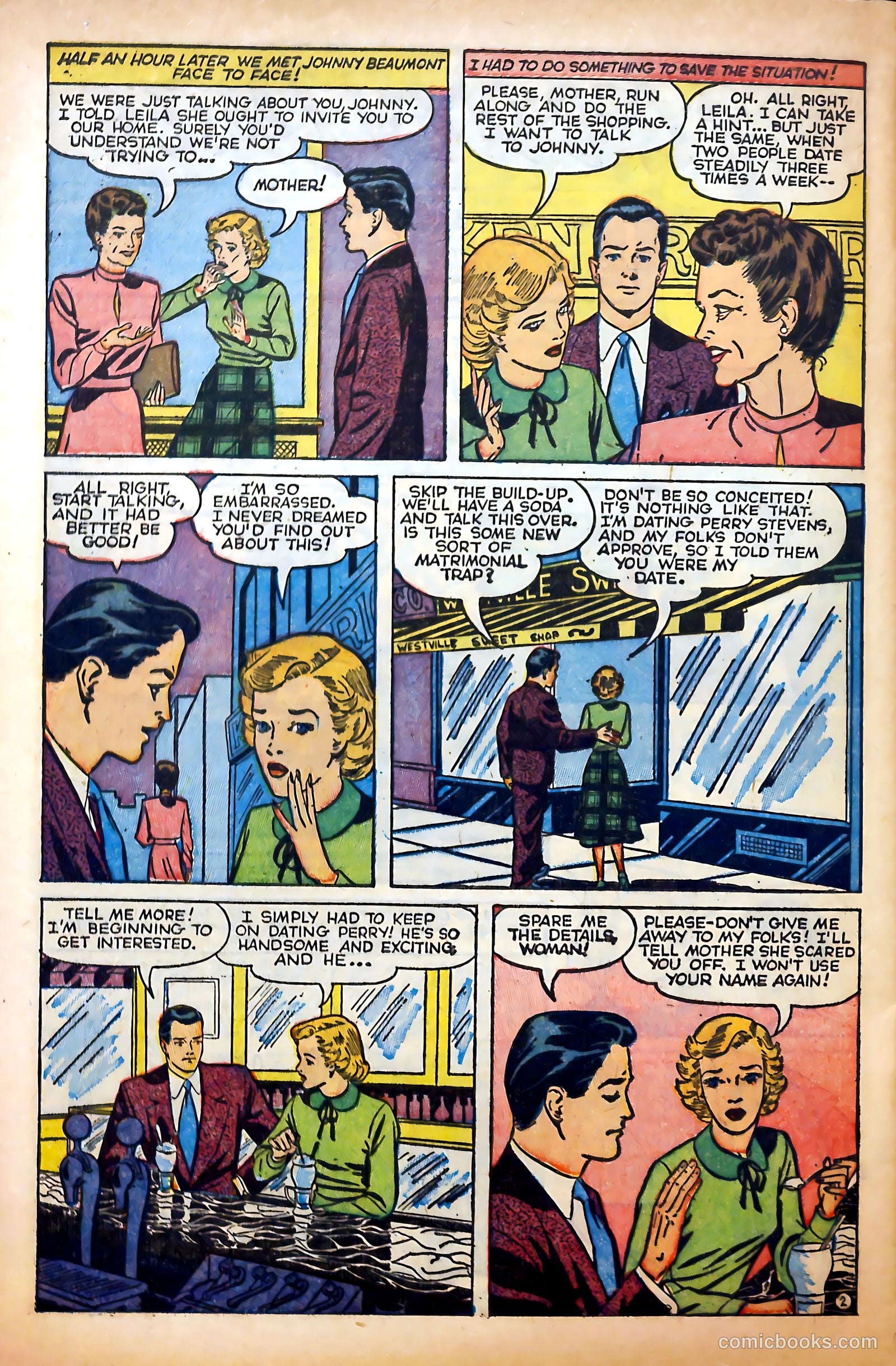 Glamorous Romances #74 (1954) — page 28 of 36